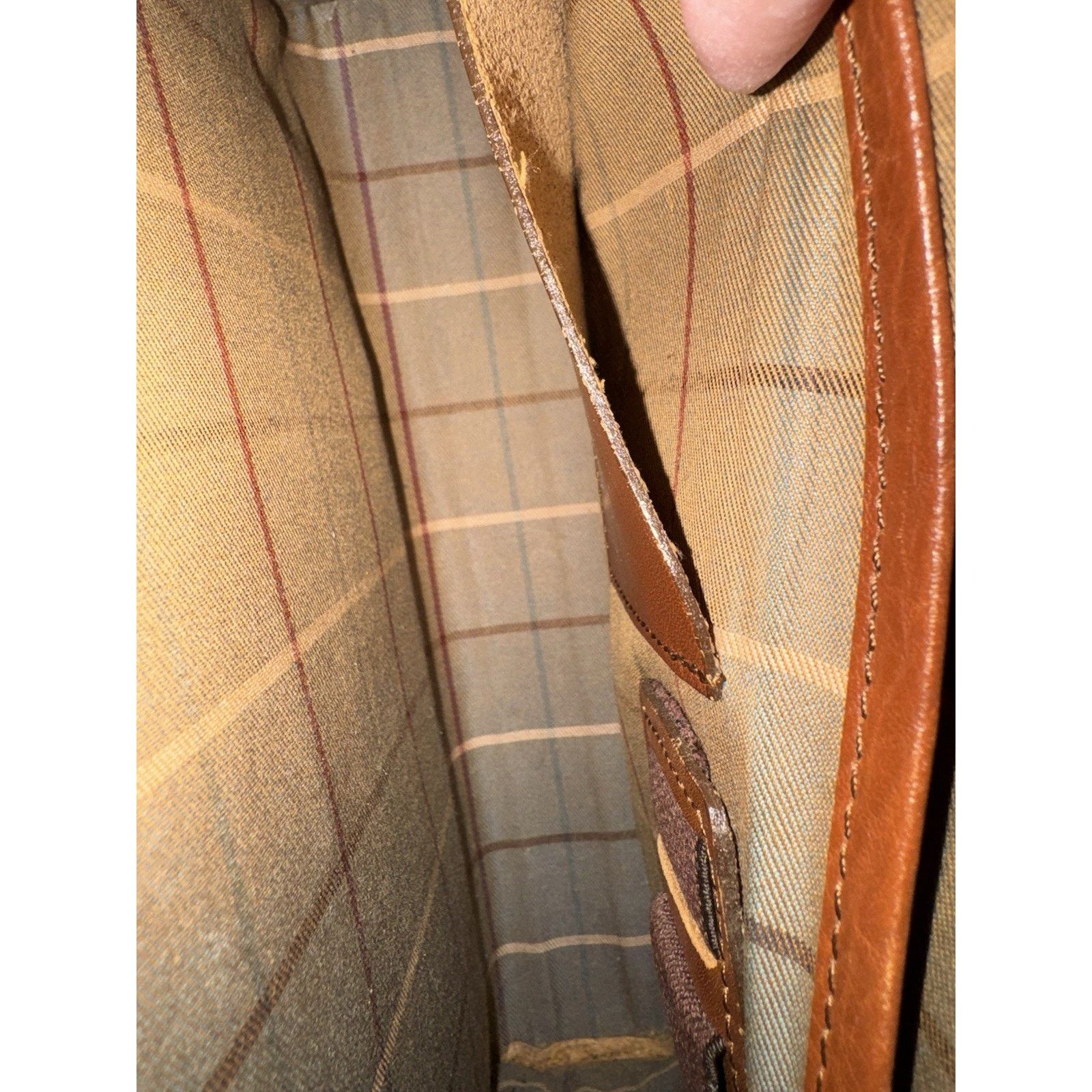 Burberry Burberry Leather Business Clutch Brown Vintage Portfolio Bag Size ONE SIZE - 14 Thumbnail