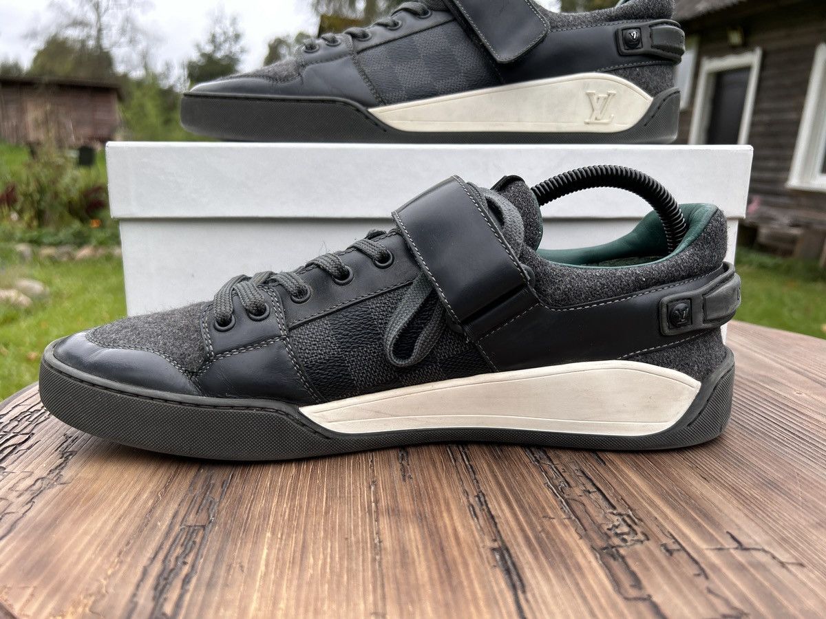 Louis Vuitton Louis Vuitton Elliptic Damier Graphite Low Top Sneakers Size US 7.5 / EU 40-41 - 5 Thumbnail