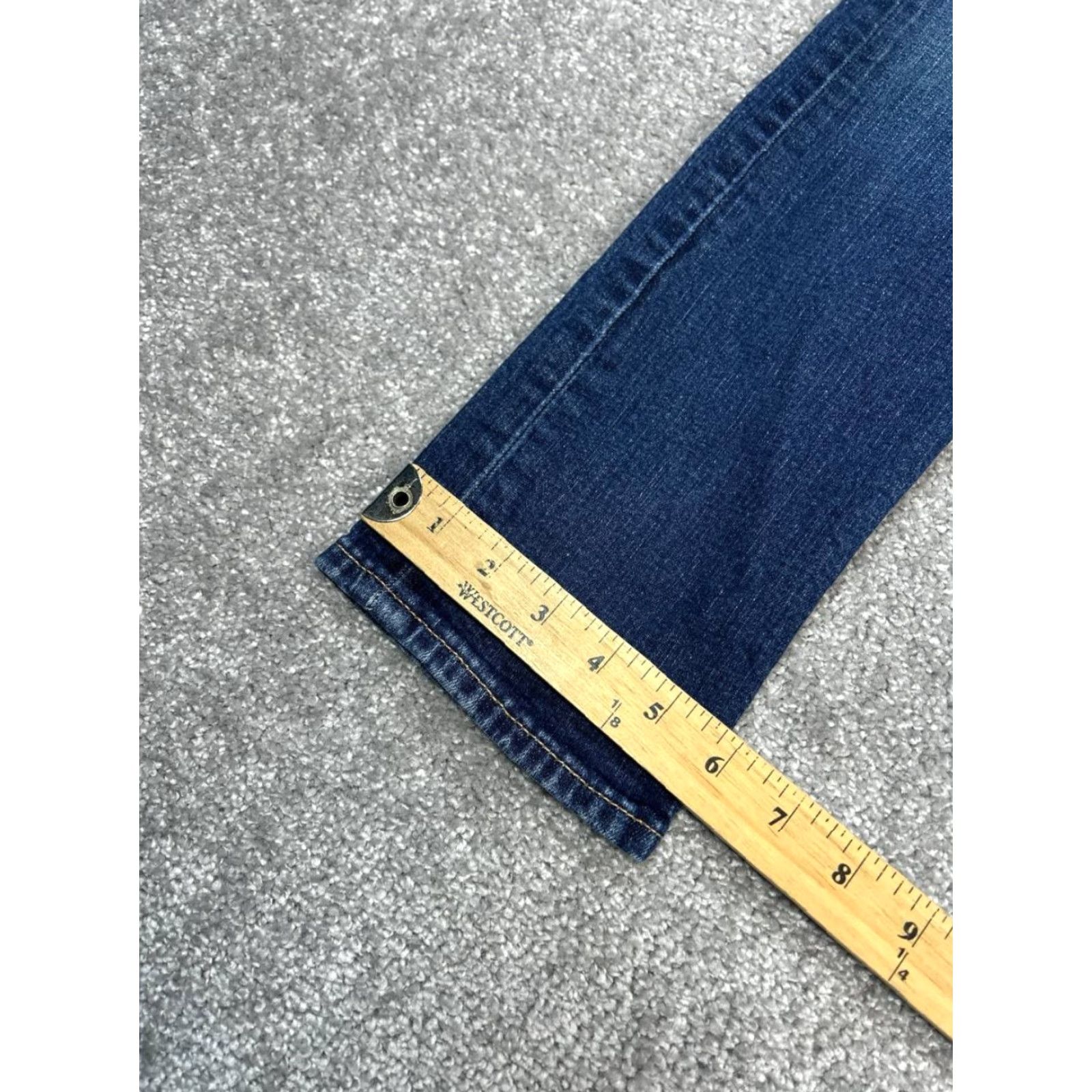 Levi's Levi's 512 Slim Jeans Mens 31 Blue Denim Mid Rise Straight Leg 28x28 Size US 31 - 3 Thumbnail