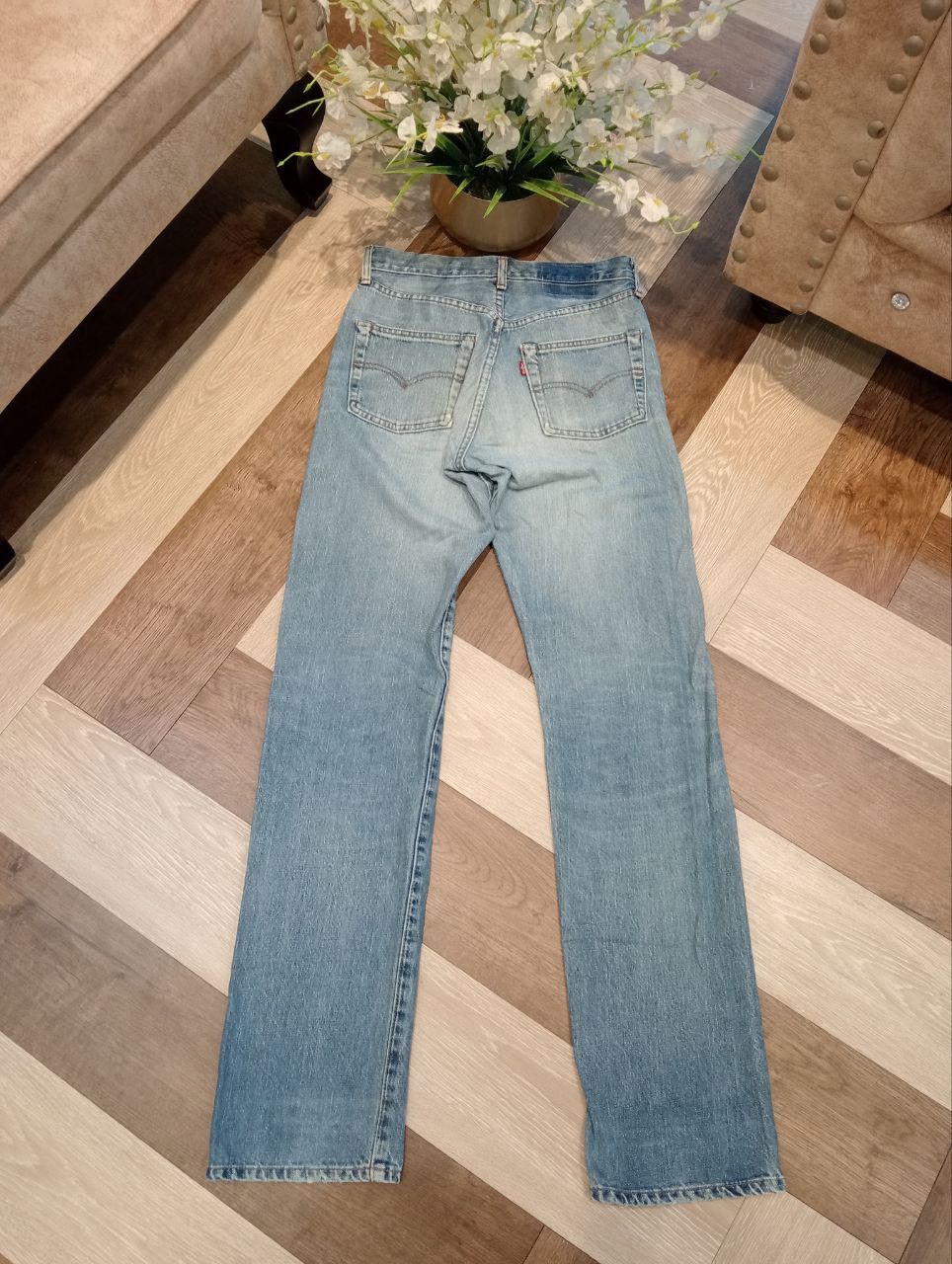 Levi's Vintage Clothing VINTAGE LEVI'S 502XX HIDDEN RIVETS CAPITAL E SELVEDGE JEANS Size US 29 - 9 Thumbnail