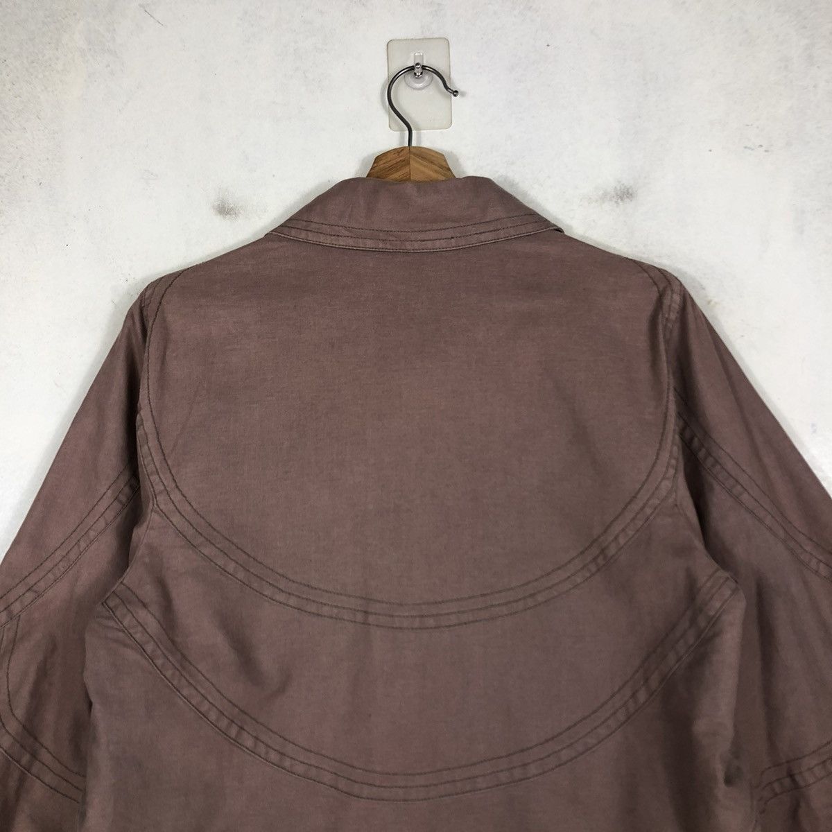 Issey Miyake 📌CROPPED BIKER JACKET DOUBLE LAYER TSUMORI CHISATO Size US M / EU 48-50 / 2 - 11 Thumbnail