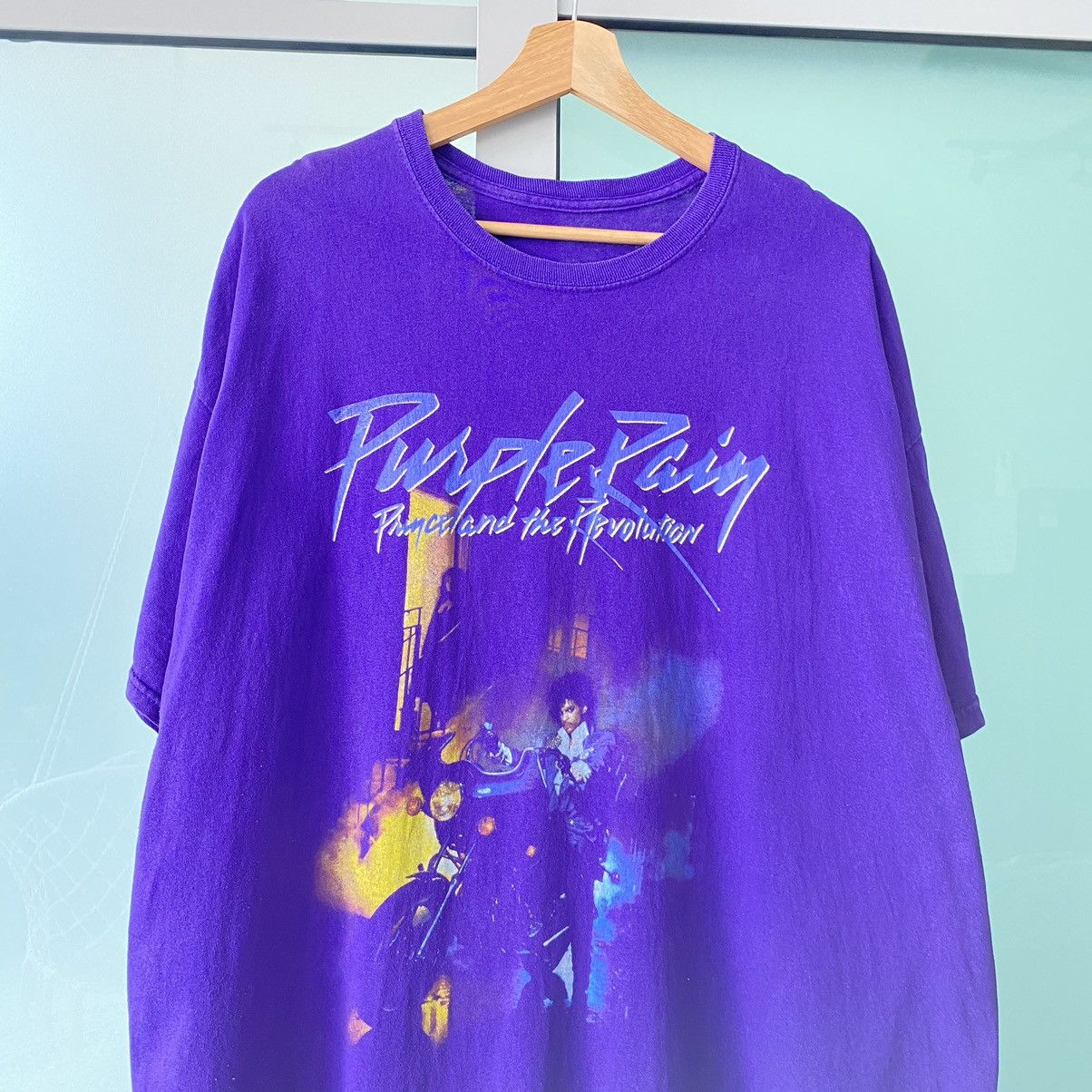 Prince Thrashed Faded Prince Purple Rain Band ERD GRUNGE TEE Size US XXL / EU 58 / 5 - 2 Thumbnail