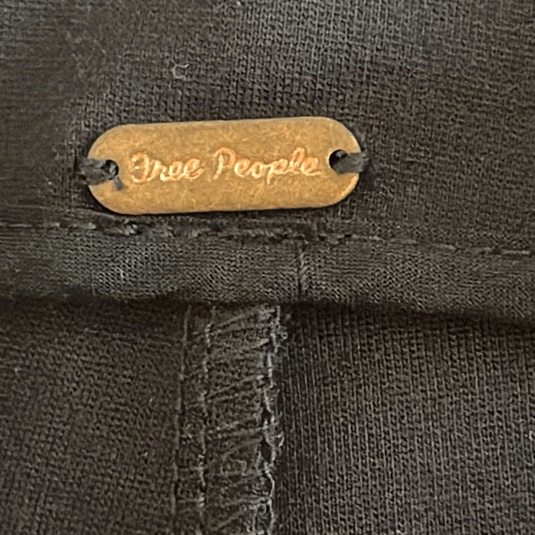 Free People Free People Women’s Black Stretch Yoga Style Dress Pants size 2 Women Pants Black Size 26" / US 2 / IT 38 - 5 Thumbnail
