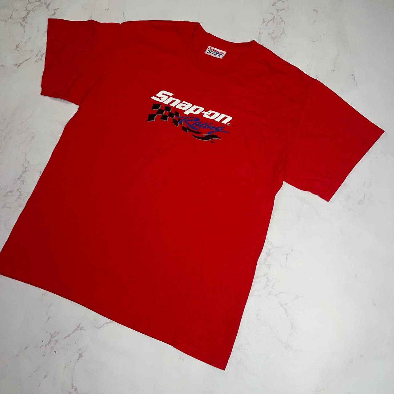 Vintage Vintage Racing Snap On Tools Tshirt Red t-shirt size XL Size US XL / EU 56 / 4 - 3 Thumbnail
