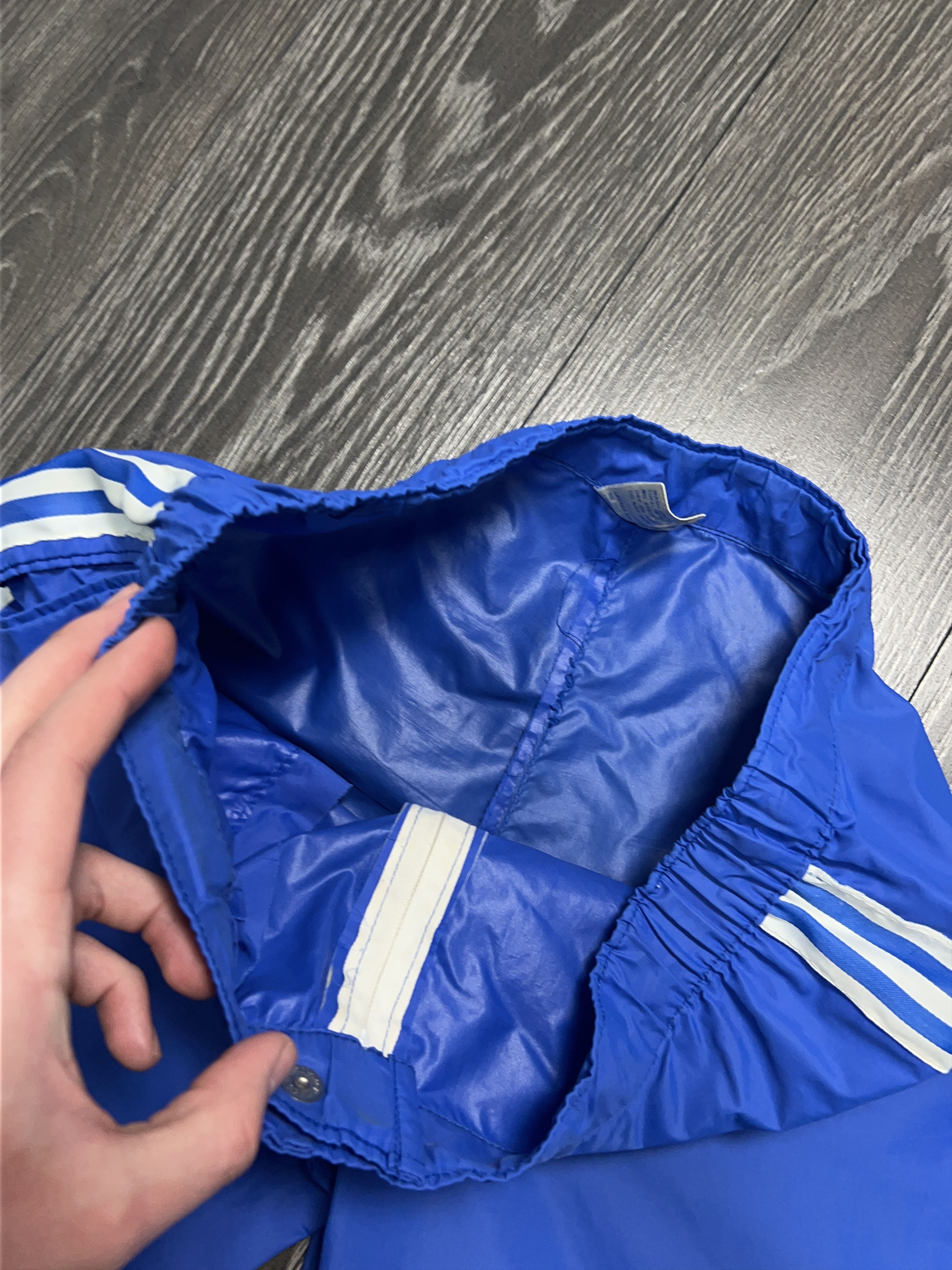 Vintage 1980s Adidas Ventex Nylon Lightweight Rain Suit Jacket Pants Size US S / EU 44-46 / 1 - 18 Thumbnail