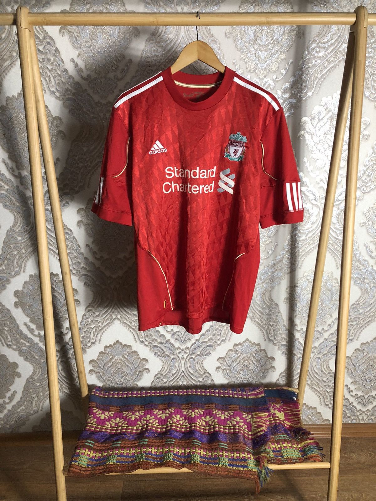 Adidas VINTAGE ADIDAS FC LIVERPOOL ENGLAND SOCCER JERSEY RETRO Y2K Size US L / EU 52-54 / 3 - 1 Thumbnail