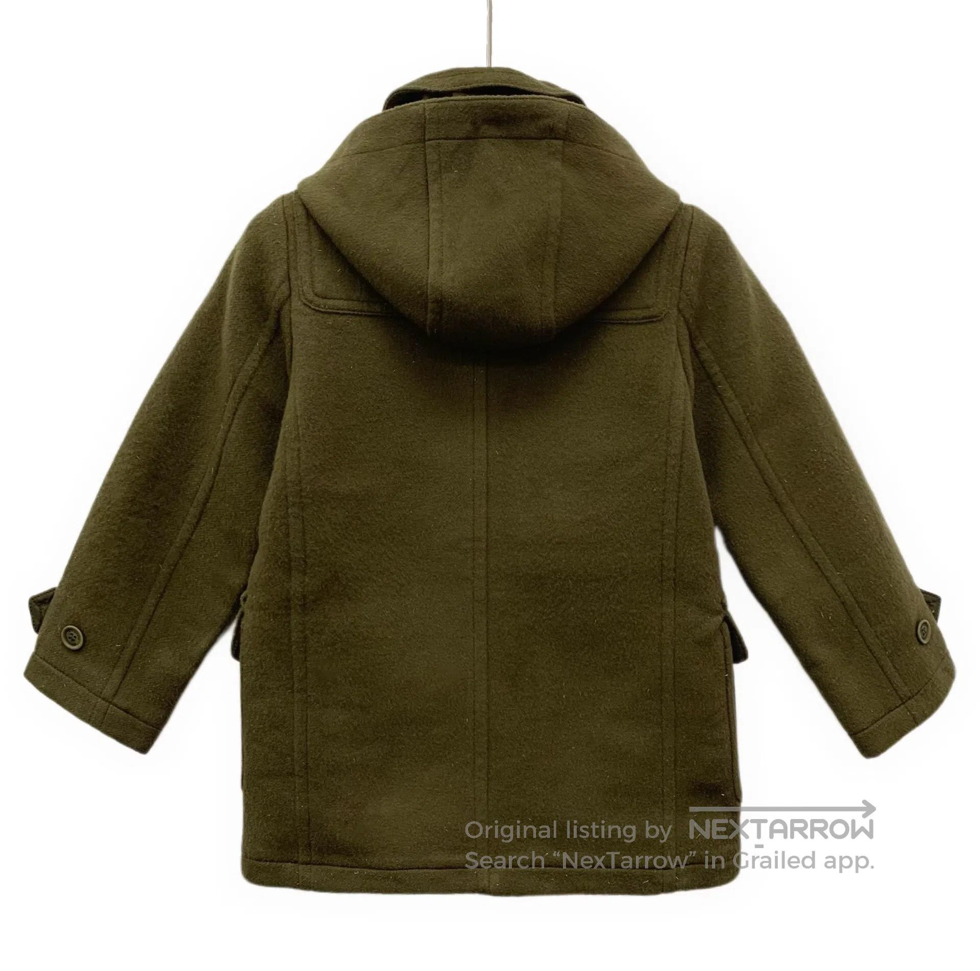 Burberry Burberry size 8y Dark green wool horn button hooded long-s Size US M / EU 48-50 / 2 - 2 Thumbnail