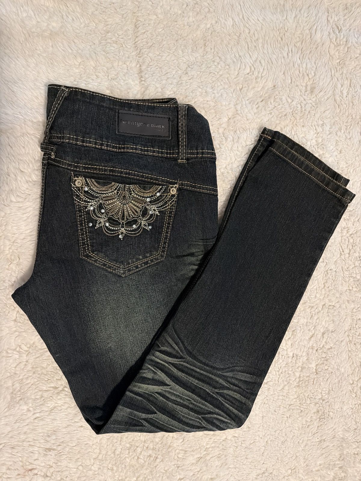 rue21 twentyone black denim Size 34" / US 12 / IT 48 - 1 Thumbnail