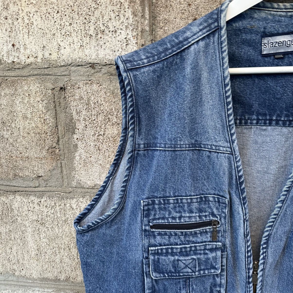 Hypebeast Vintage Fishing Western Denim Vest Multi pocket Y2K 00s USA Size US XXL / EU 58 / 5 - 4 Thumbnail
