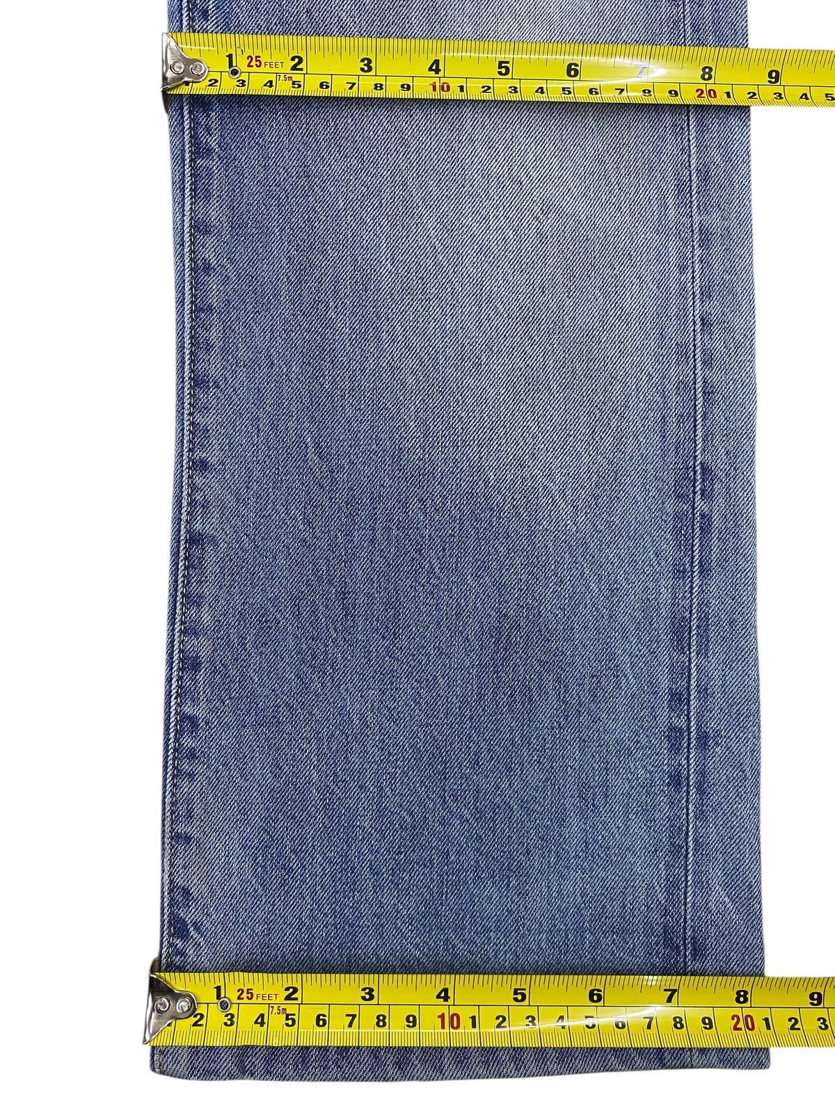 Uniqlo Uniqlo Acid Blue Wash Regular Straight Leg Jeans Size US 33 - 9 Thumbnail