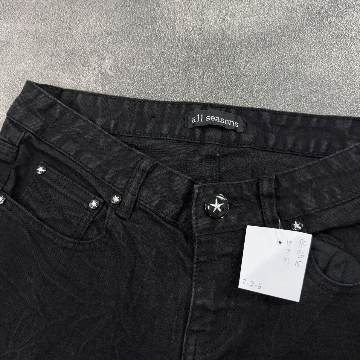 Vintage Allseasons black jeans reg Size US 30 / EU 46 - 4 Thumbnail