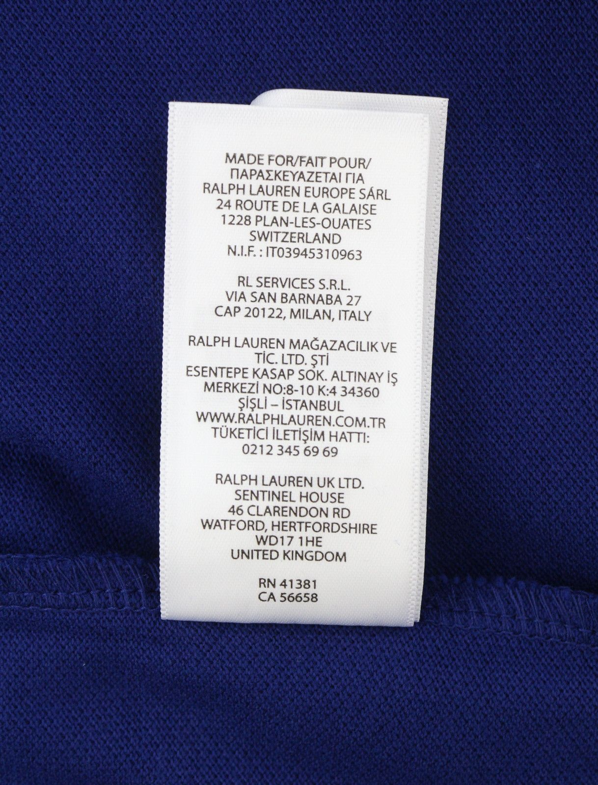 Ralph Lauren CUSTOM SLIM FIT 2XL Dark Embroidered Logo 87907 Size US XXL / EU 58 / 5 - 11 Thumbnail