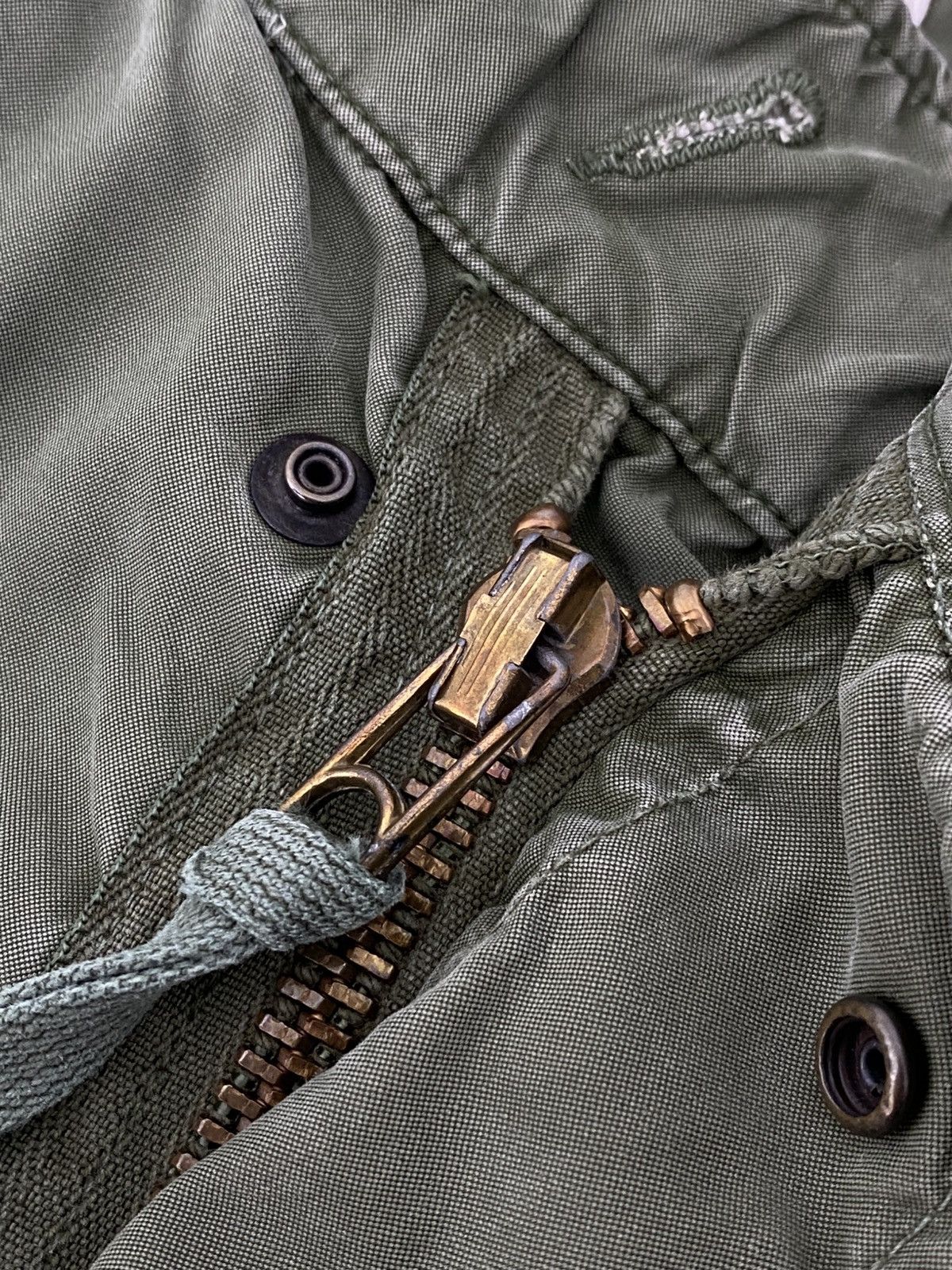Vintage 1972 Vietnam War Army M-65 Fishtail Parka