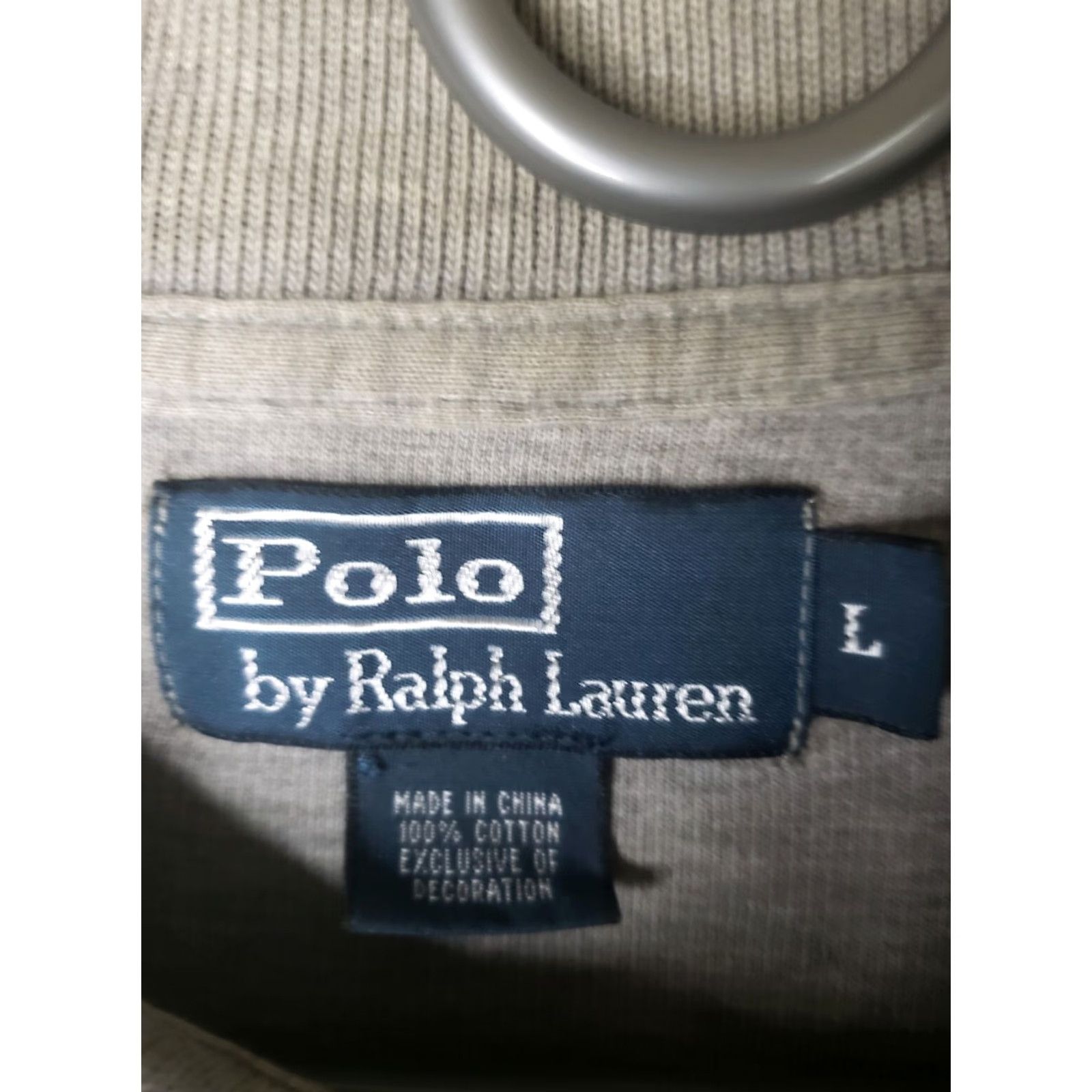 Polo Ralph Lauren Polo Ralph Lauren Sweater Men L Gray Mock Neck 1/4 Zip Pullover Long Sleeve Casual Workwear Modern Logo, Cotton Knit, Regular Fit Size US L / EU 52-54 / 3 - 7 Thumbnail