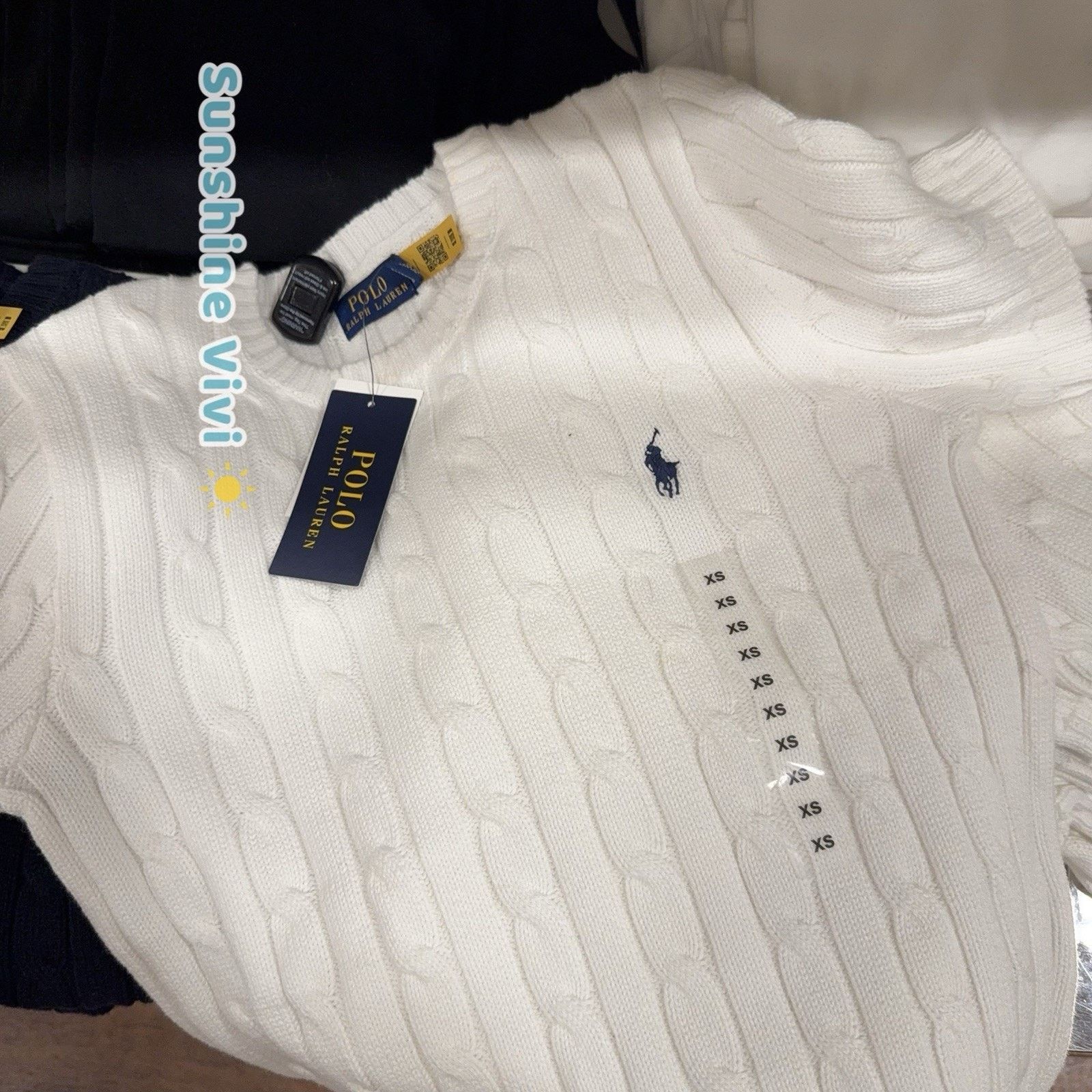 Polo Ralph Lauren NWT Polo Ralph Lauren Woman Cotton Short-Sleeve Sweater Size XS / US 0-2 / IT 36-38 - 3 Thumbnail