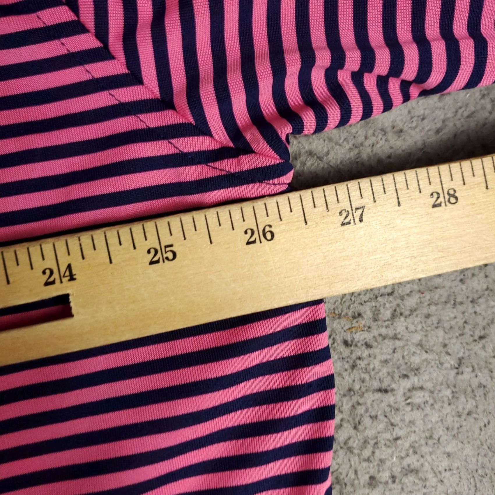 Vintage Donald Ross Polo Shirt Mens Pink Blue Striped Golf Short Sleeve Size US XXL / EU 58 / 5 - 6 Thumbnail