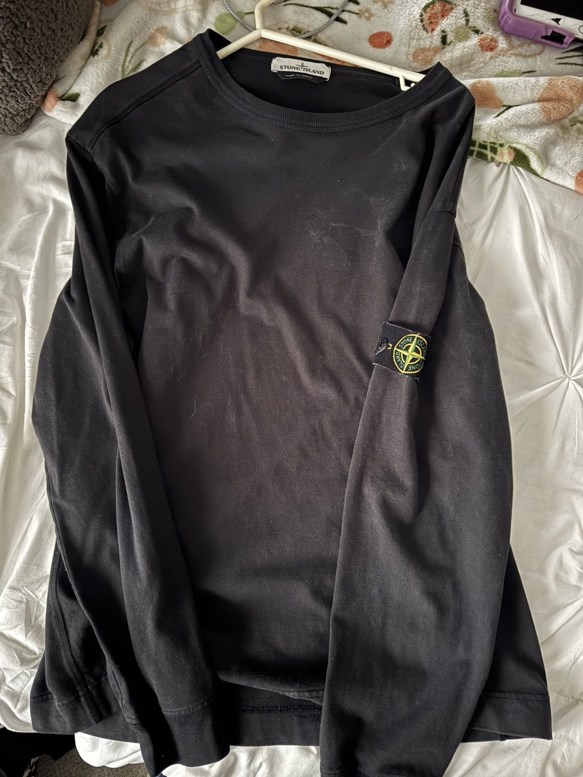 Stone Island STONE ISLAND BLACK LONG SLEEVE Size US L / EU 52-54 / 3 - 1 Thumbnail
