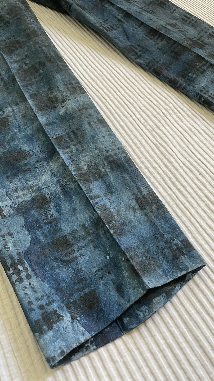 Designer Blackwatch Hand Painted Pants Size US 29 - 11 Thumbnail