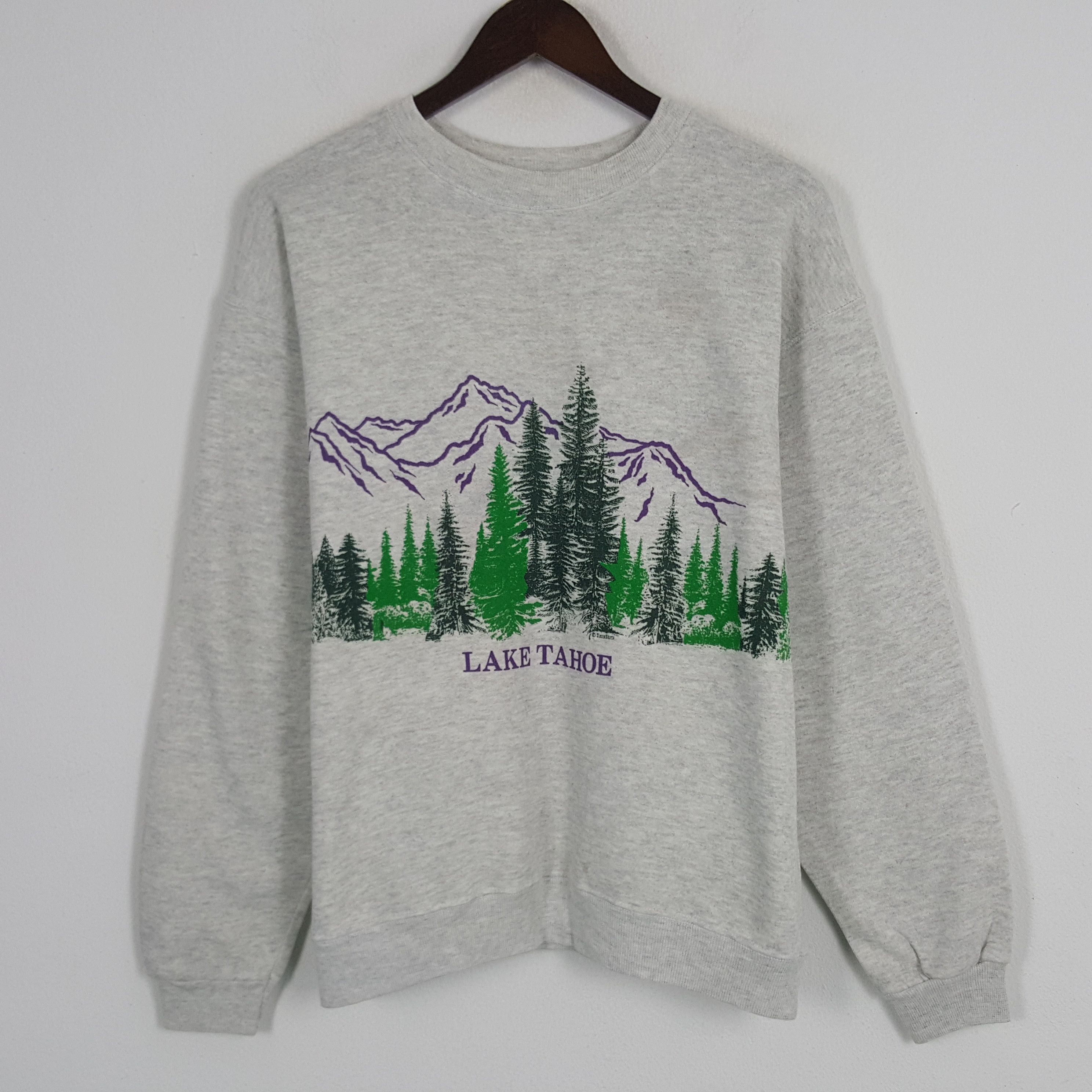 Hanes × Vintage Vintage Lake Tahoe Sweatshirt Size US L / EU 52-54 / 3 - 1 Thumbnail