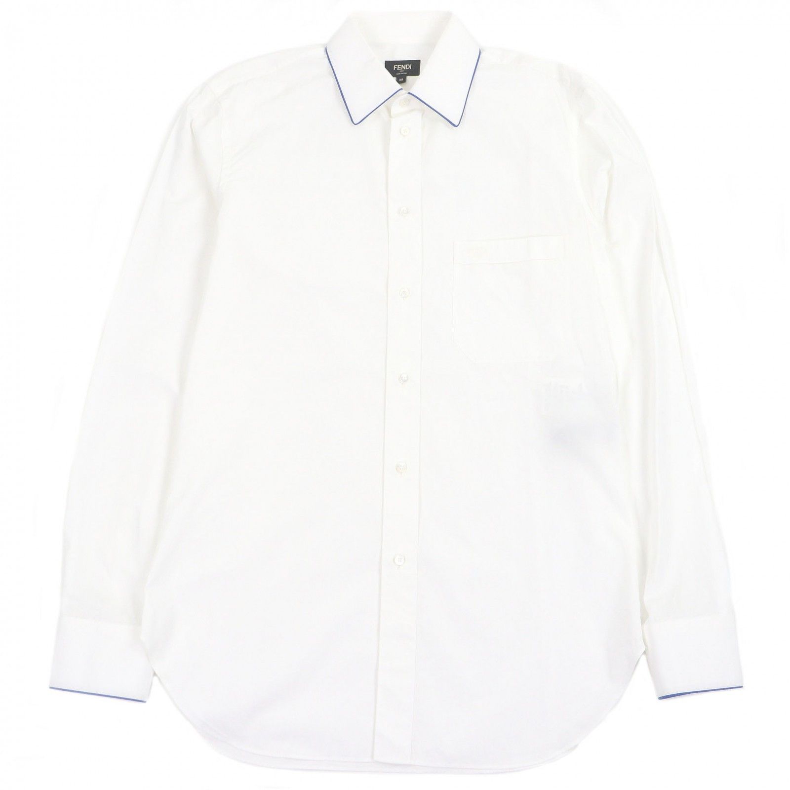 Fendi Fendi Fendi Cotton Long Sleeve Shirt Textile Dress Shirt FS0612 DUTY FREE for USA Size ONE SIZE - 1 Thumbnail