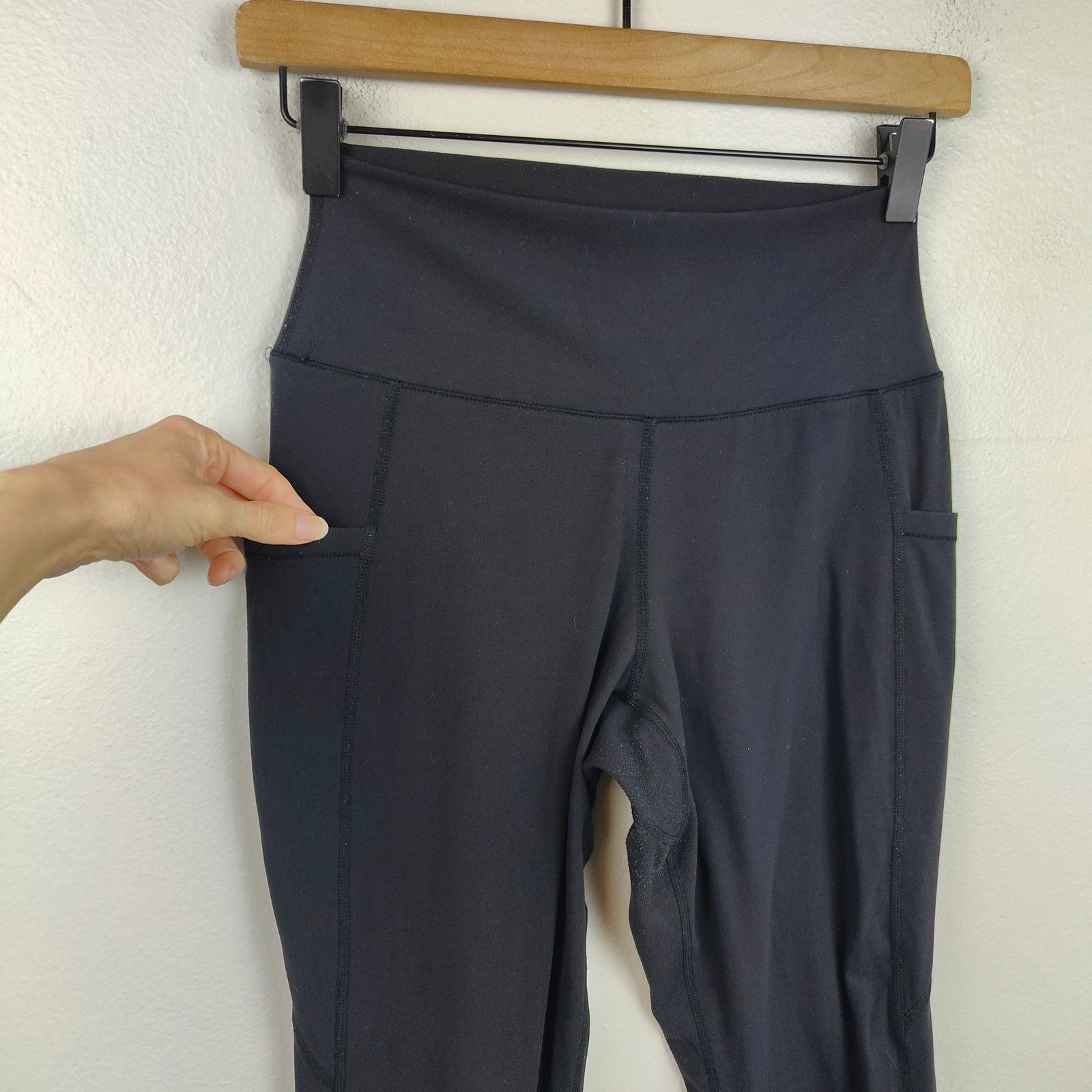Other Buff Bunny Rosa Pocket Leggings Women Small Onyx Black Nubre Size 27" / US 4 / IT 40 - 2 Thumbnail