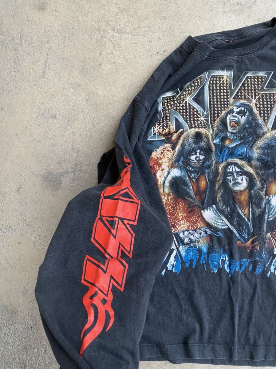 Band Tees × KISS × L.A. Roxx Kiss Band Monster Double Side Bootleg tee Size US M / EU 48-50 / 2 - 3 Thumbnail