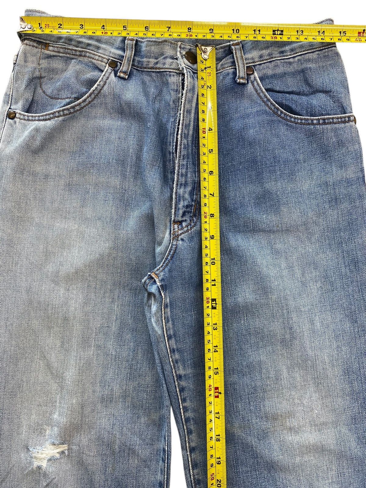 Wrangler Wrangler Light Wash Style Straight Leg Jeans Size US 30 / EU 46 - 6 Thumbnail