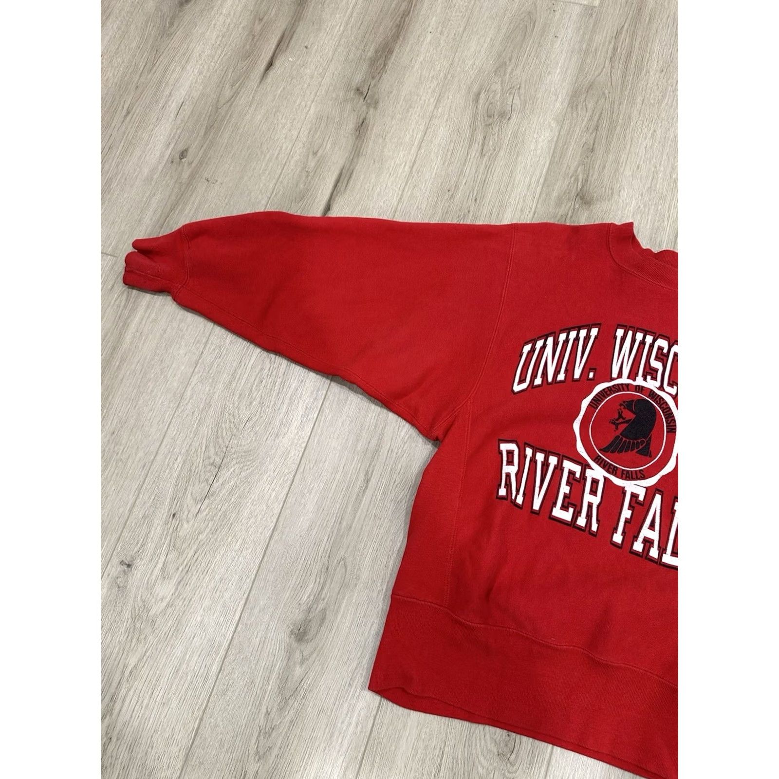 Champion VTG 80s Champion Reverse Weave Warm Up University of Wisconsin River Falls M Size US M / EU 48-50 / 2 - 4 Thumbnail