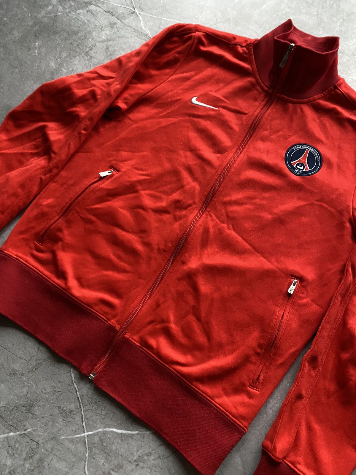 Nike 🇫🇷VTG Nike 2012 PSG Paris Saint Germain Soccer Track Jacket Size US M / EU 48-50 / 2 - 7 Thumbnail