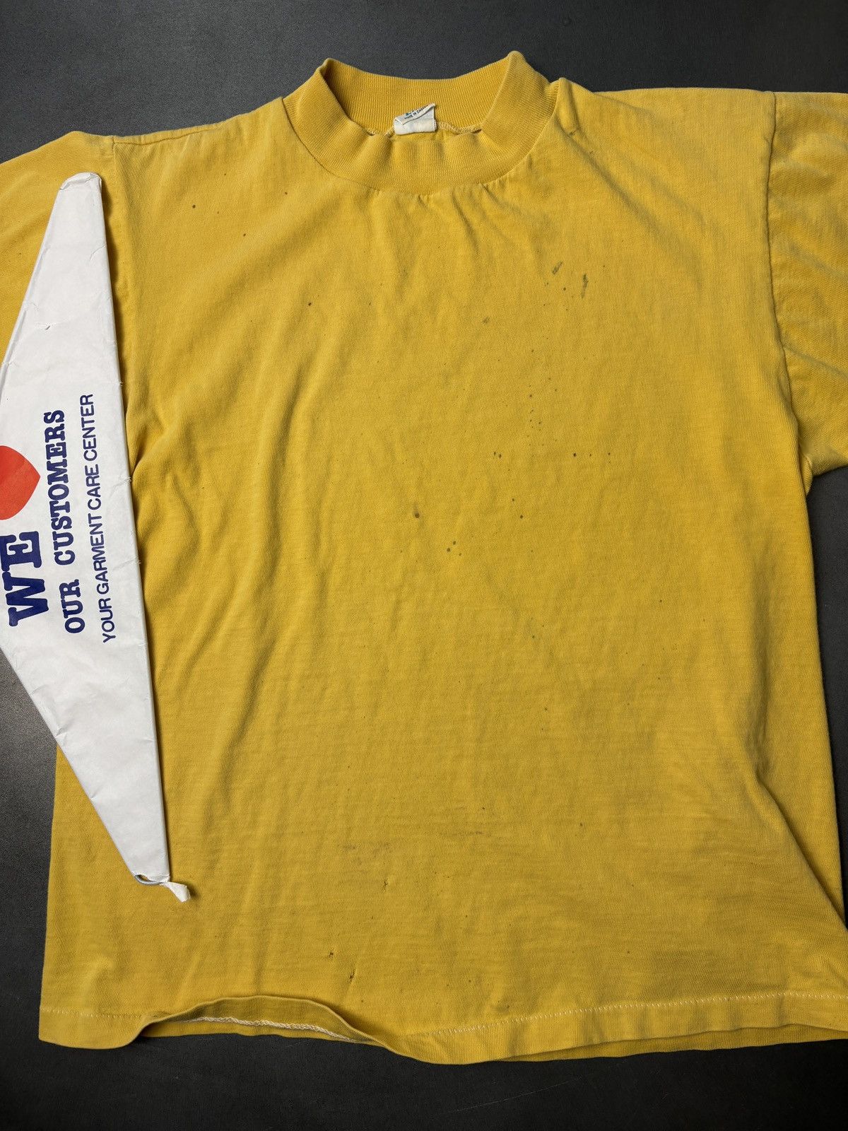 Jockey True Vintage Blank Tee 1960s Jockey Thrashed Faded Splatter Size US S / EU 44-46 / 1 - 10 Thumbnail