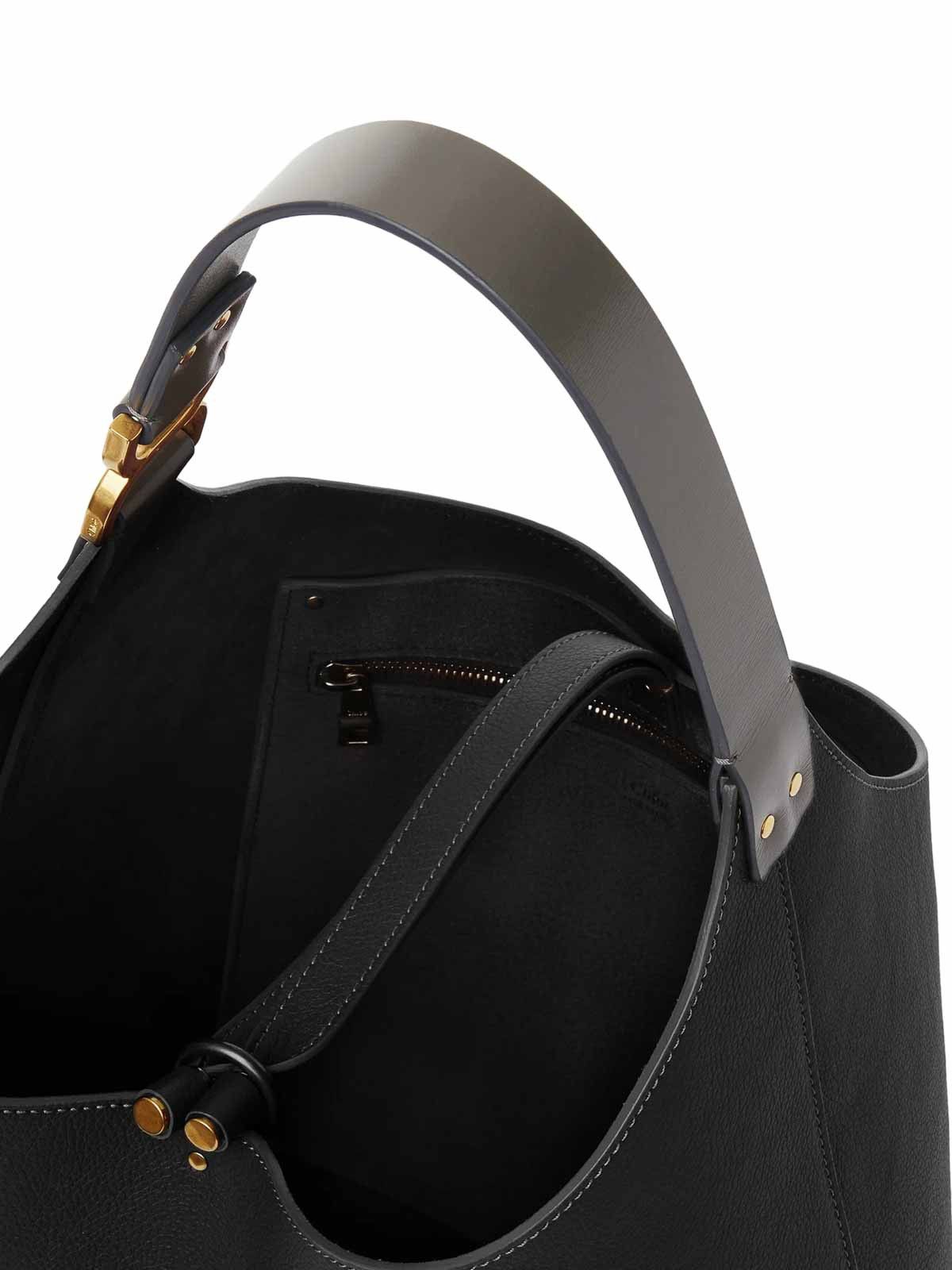 Chloe o1loc1c10226 Size: OS / Marcie Medium Hobo Bag in Black Size ONE SIZE - 4 Thumbnail