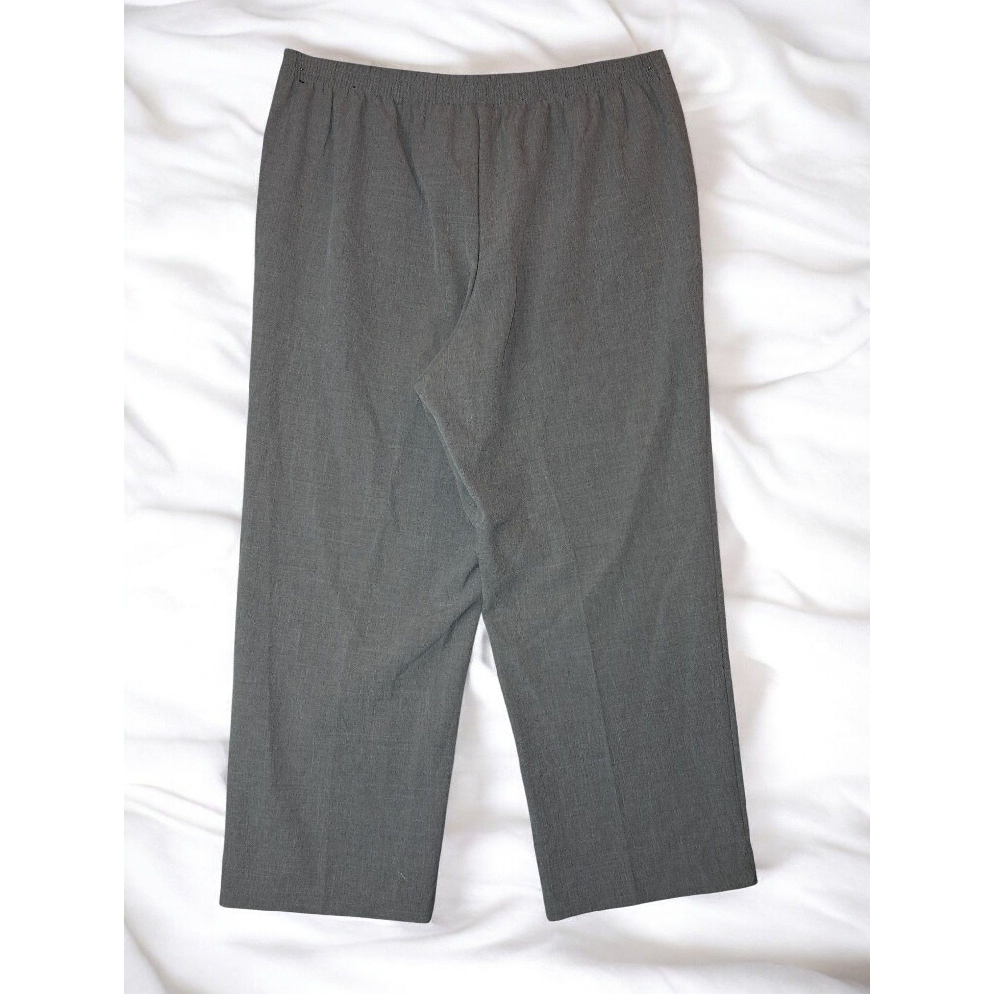 Other Alfred Dunner Women's Pull-On Pants – Size 16P – Gray Hounds Size 38" / US 16 / IT 52 - 1 Thumbnail