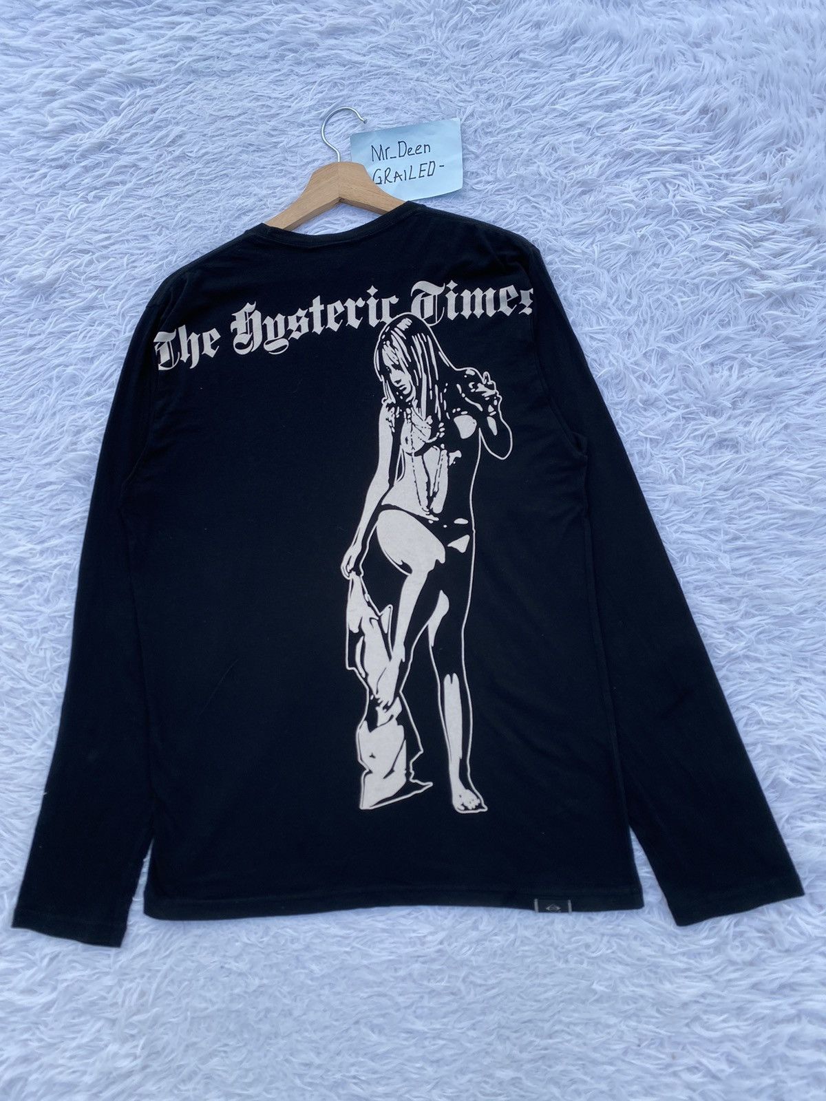 Hysteric Glamour Rare Hysteric Glamour The Hysteric Times Longsleeve Tshirt Size US M / EU 48-50 / 2 - 25 Thumbnail