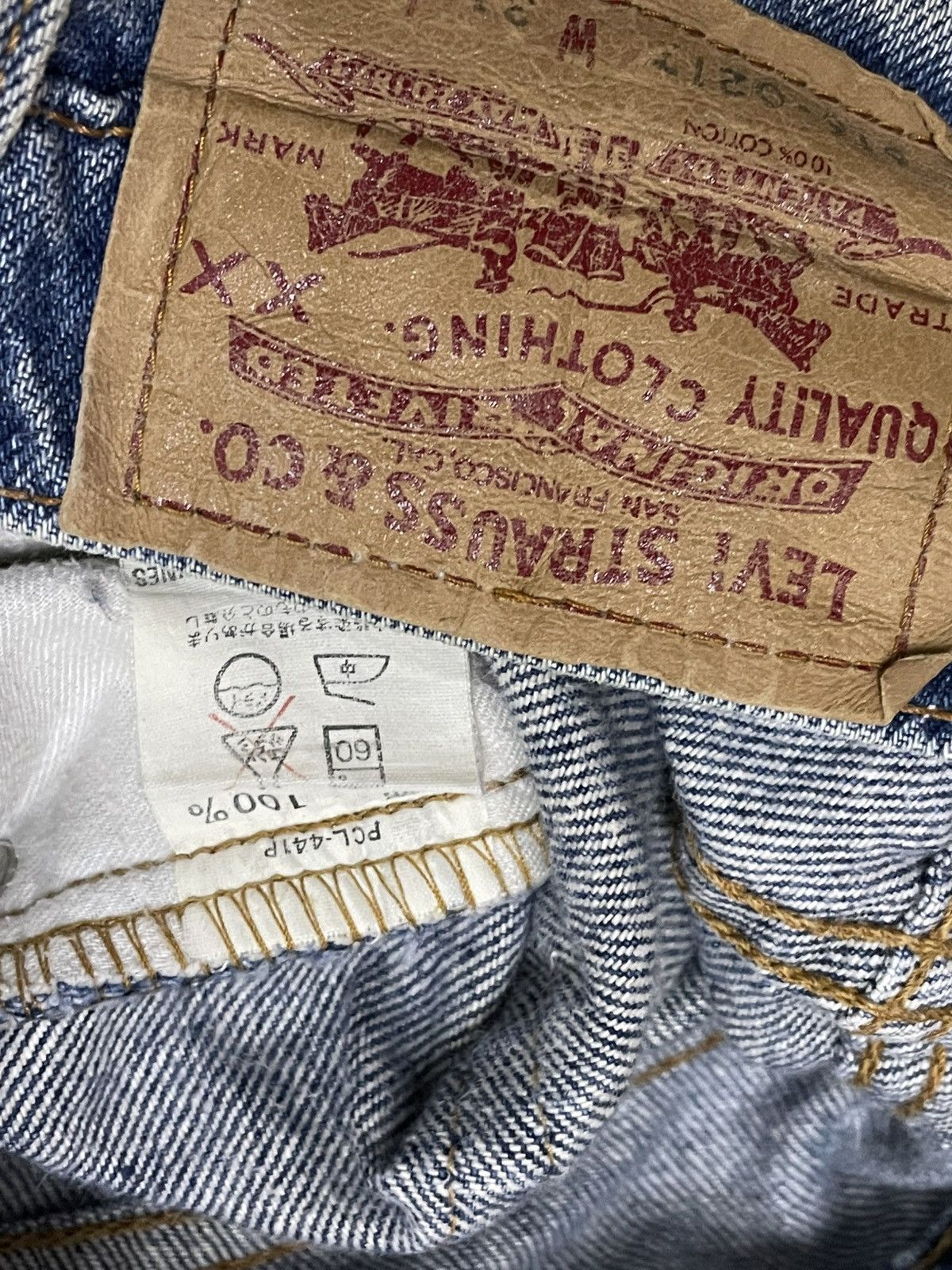Levi's Vintage Clothing Vintage 1990s Rare Designer Levis 616 Mudwash Distressed Size US 29 - 17 Thumbnail