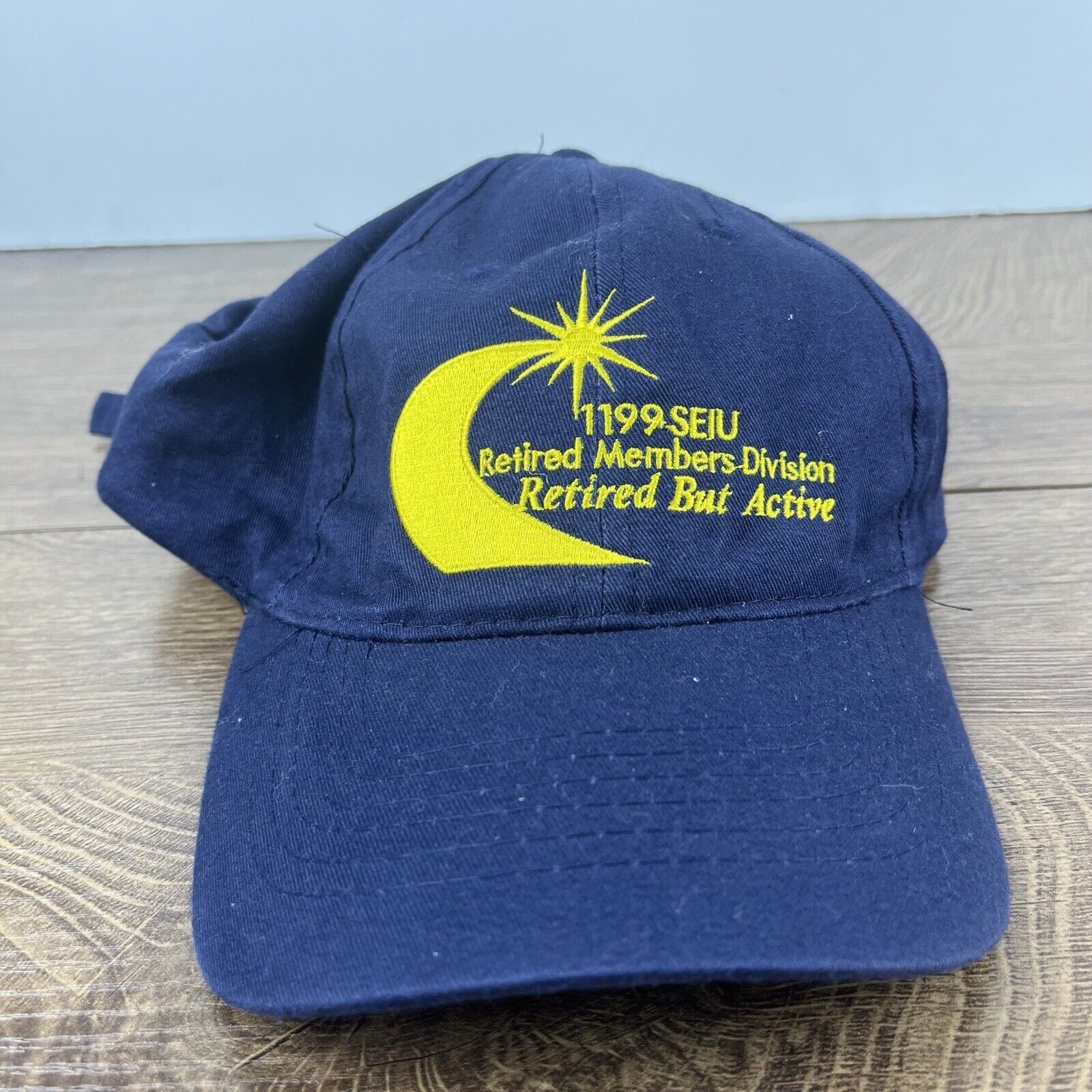 Other 1199 SEIU Hat Retired Active Adjustable Hat Blue Adjustable Size ONE SIZE - 3 Thumbnail