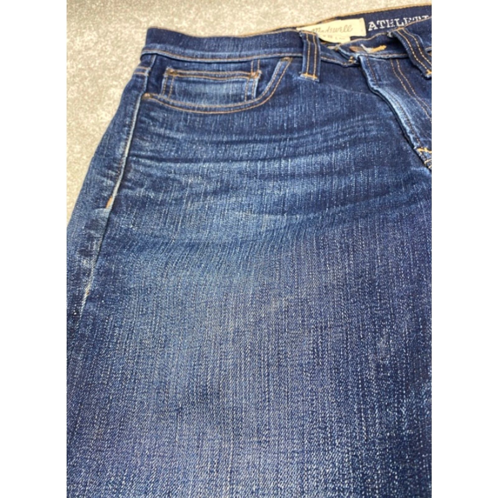 Madewell Madewell Jeans Men’s 29x30 Slim Mid Denim Blue 5-Pocket Straight Dark Wash 4578 Size US 29 - 4 Thumbnail