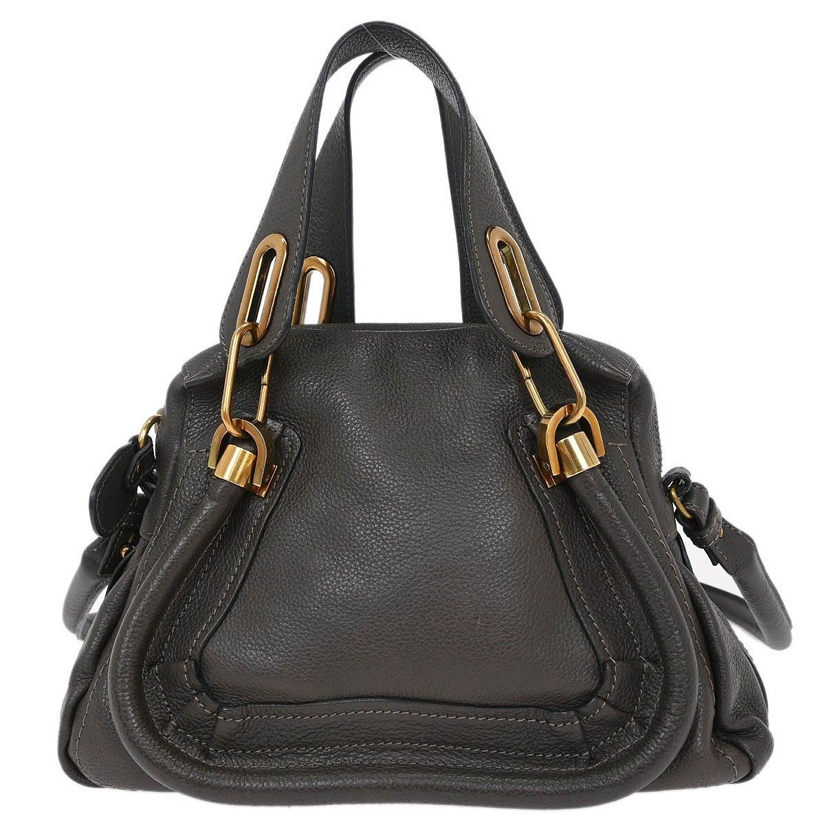 Chloe Chloe Paraty Top Handle Bag Leather Size ONE SIZE - 1 Thumbnail