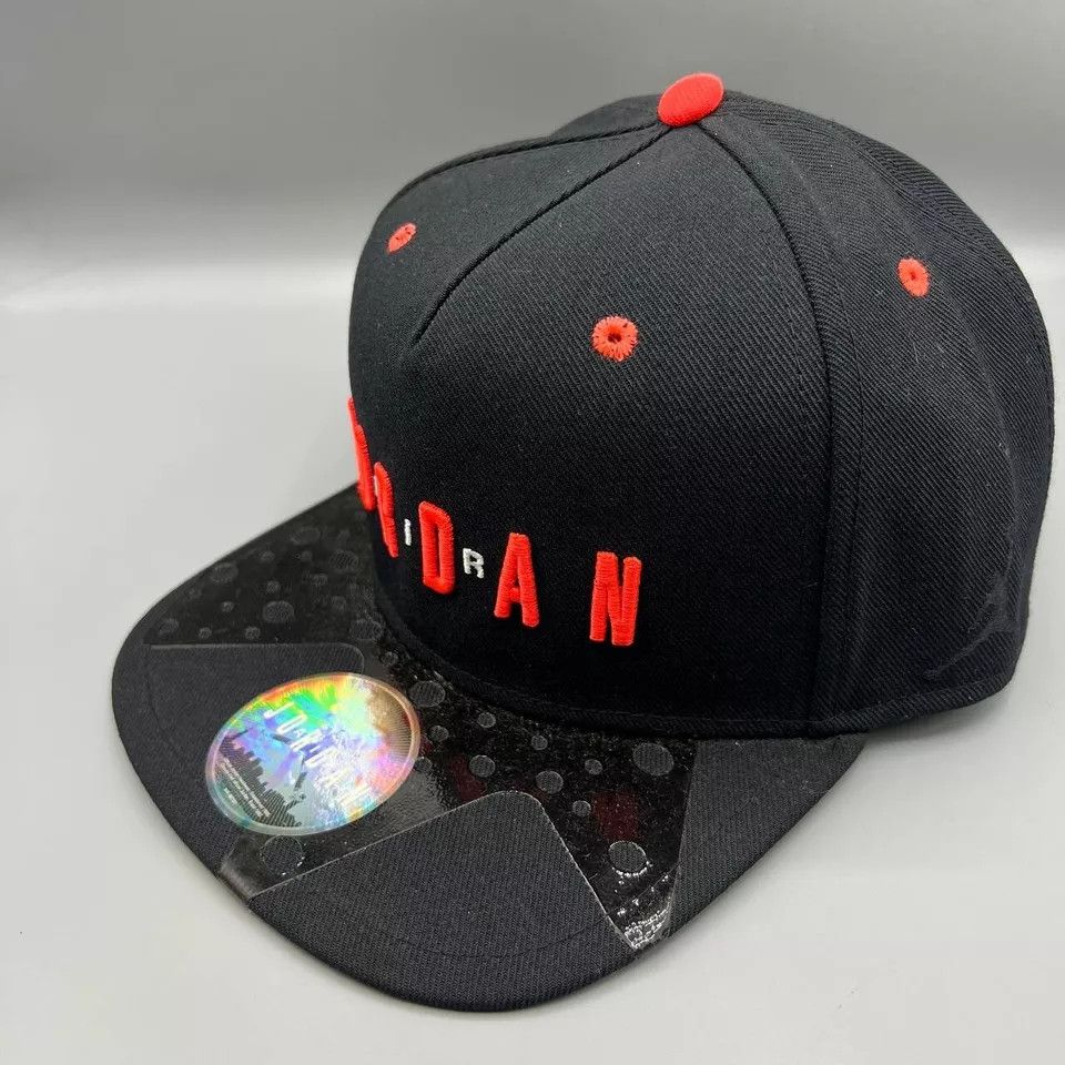 Jordan Brand Air Jordan Hat Men Embroidered Logo Jumpman Snap Back Cap Size ONE SIZE - 2 Thumbnail