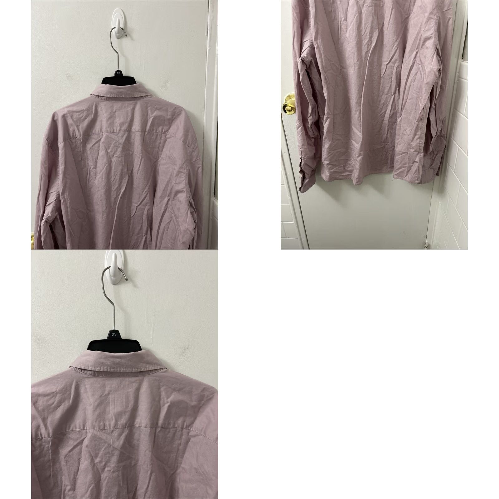 Gap GAP Oxford Shirt Mens XL Purple Untucked Fit Button-Down Long Sleeve NWT Size US XL / EU 56 / 4 - 8 Thumbnail