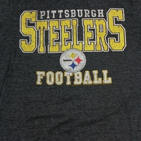 NFL NFL Pittsburgh Steelers T Shirt Gray Graphic Print Size S Size US S / EU 44-46 / 1 - 2 Thumbnail