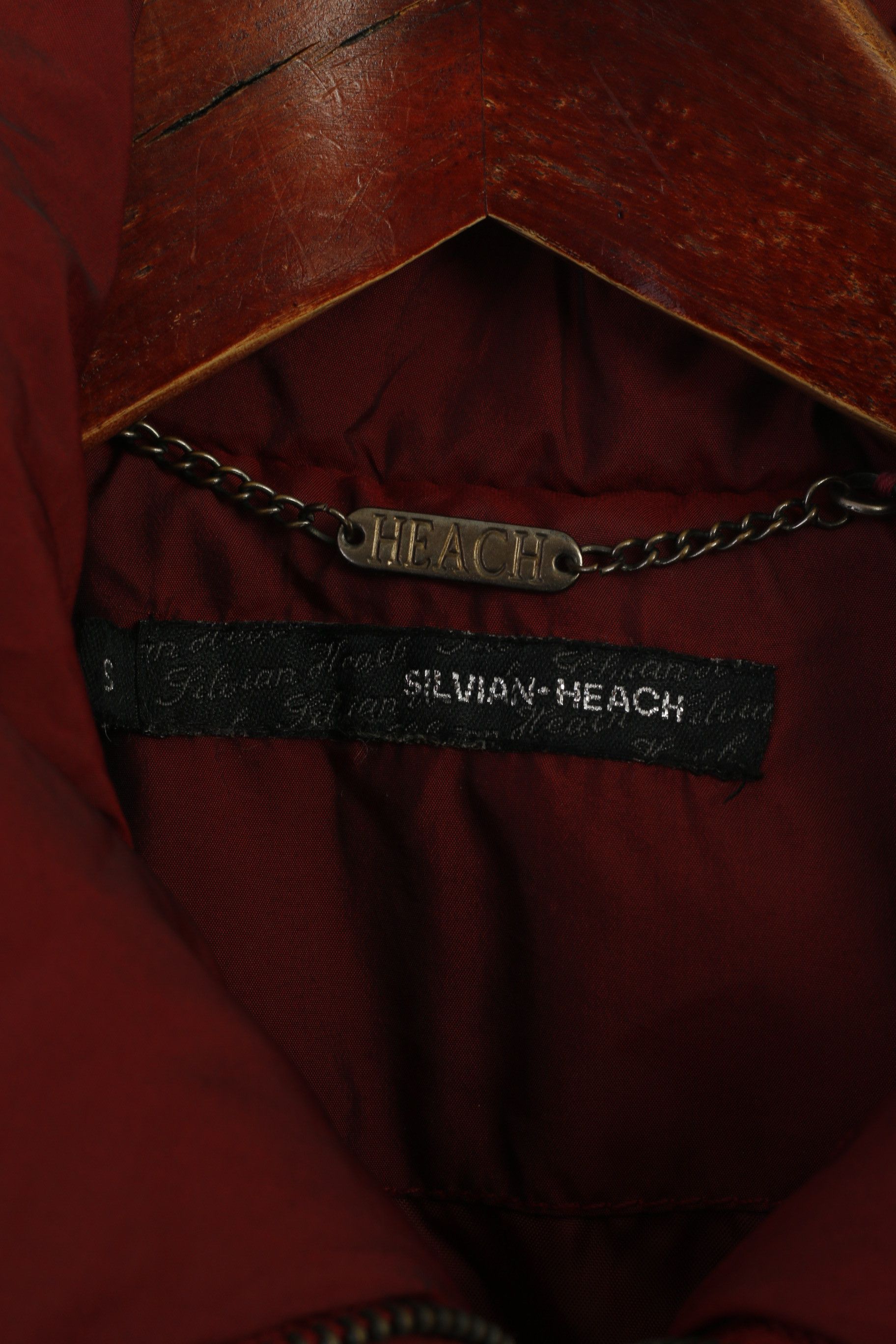 Vintage Silvian Heach Women S Jacket Burgundy 2838 Size S / US 4 / IT 40 - 4 Thumbnail