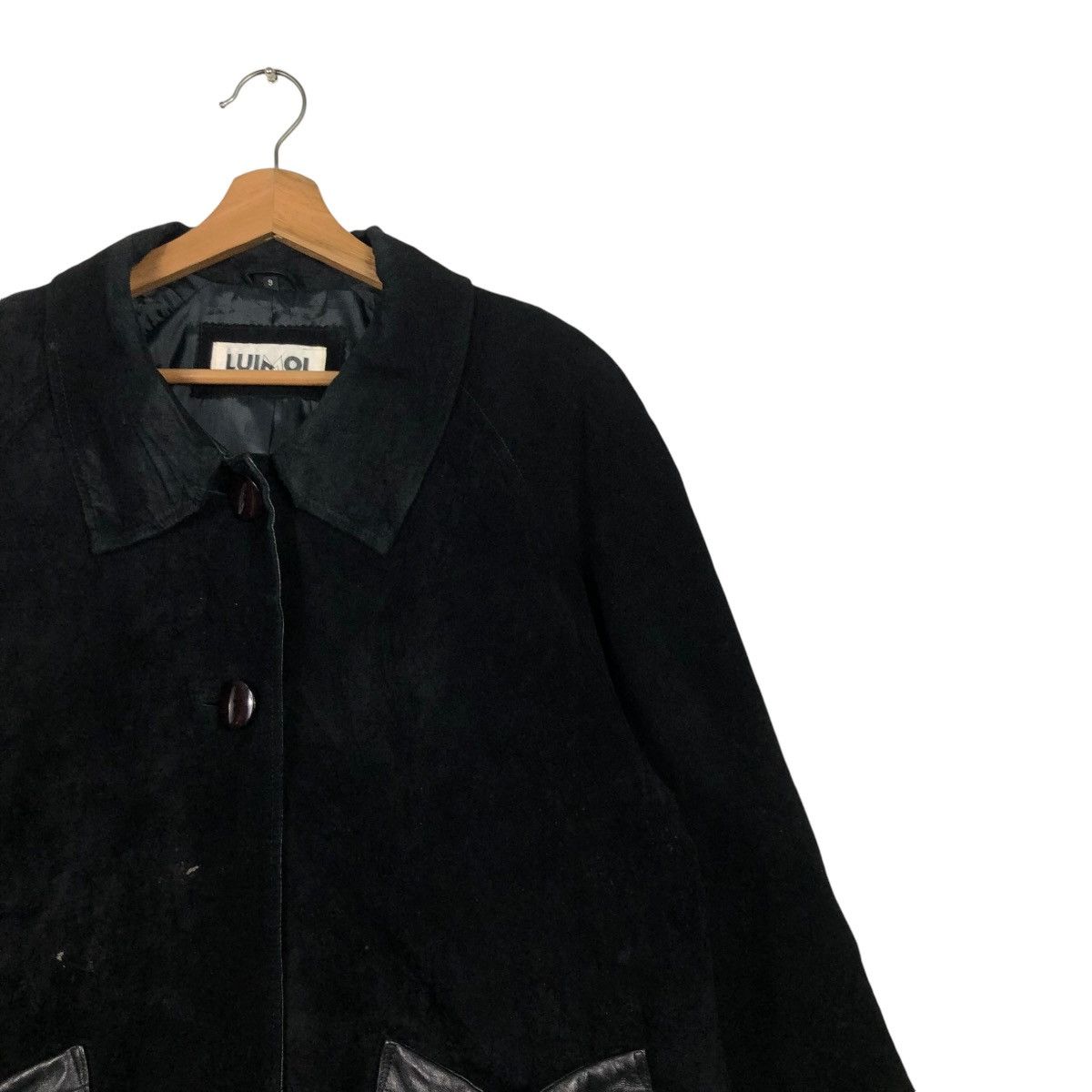 Japanese Brand 🔥VINTAGE CROPPED GENUINE LEATHER JACKET LUIMOI ISSEY MIYAKE Size US M / EU 48-50 / 2 - 8 Thumbnail