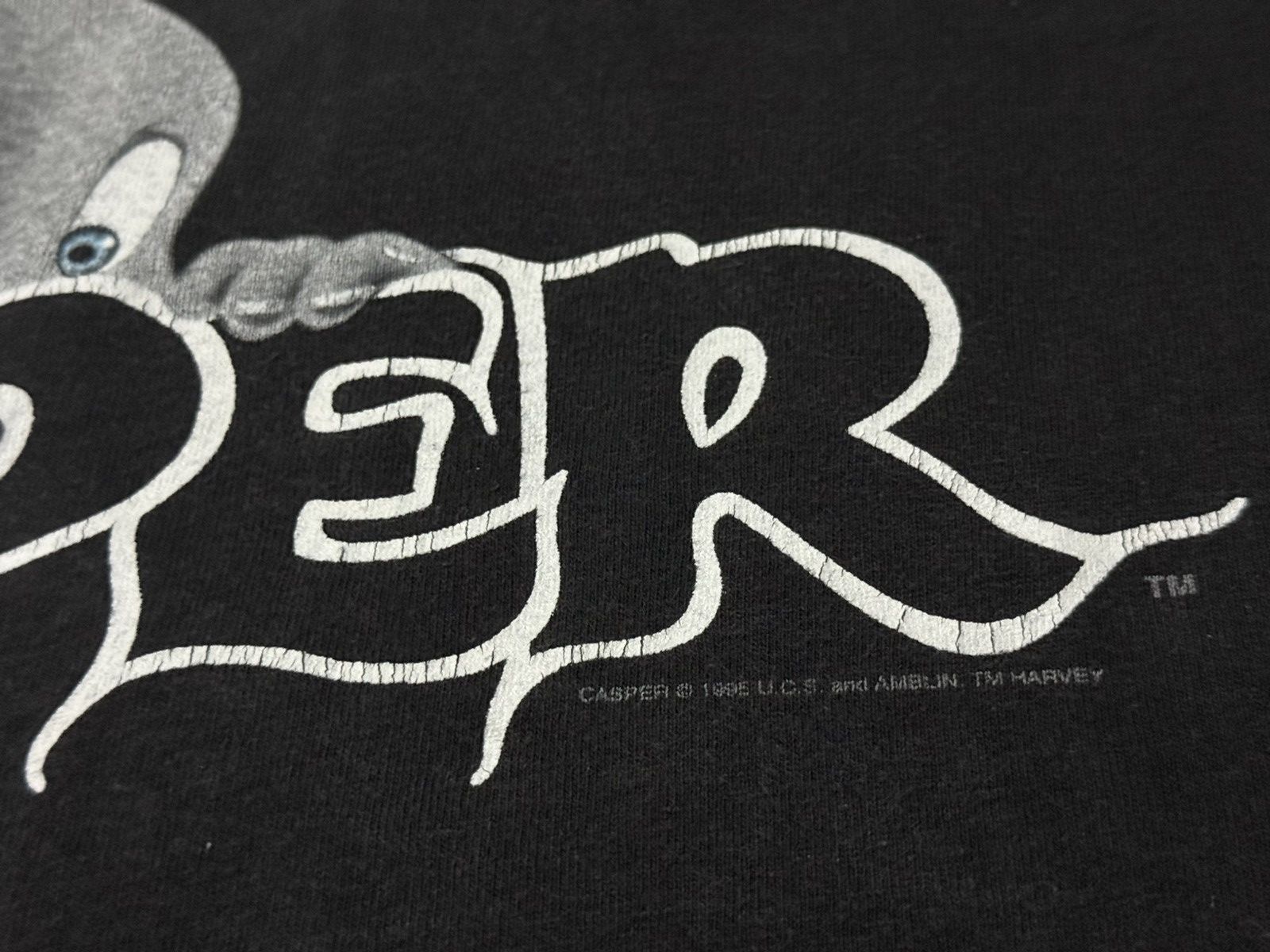 Vintage Vintage 90s Casper T Shirt Thrashed Distressed Size US L / EU 52-54 / 3 - 6 Thumbnail