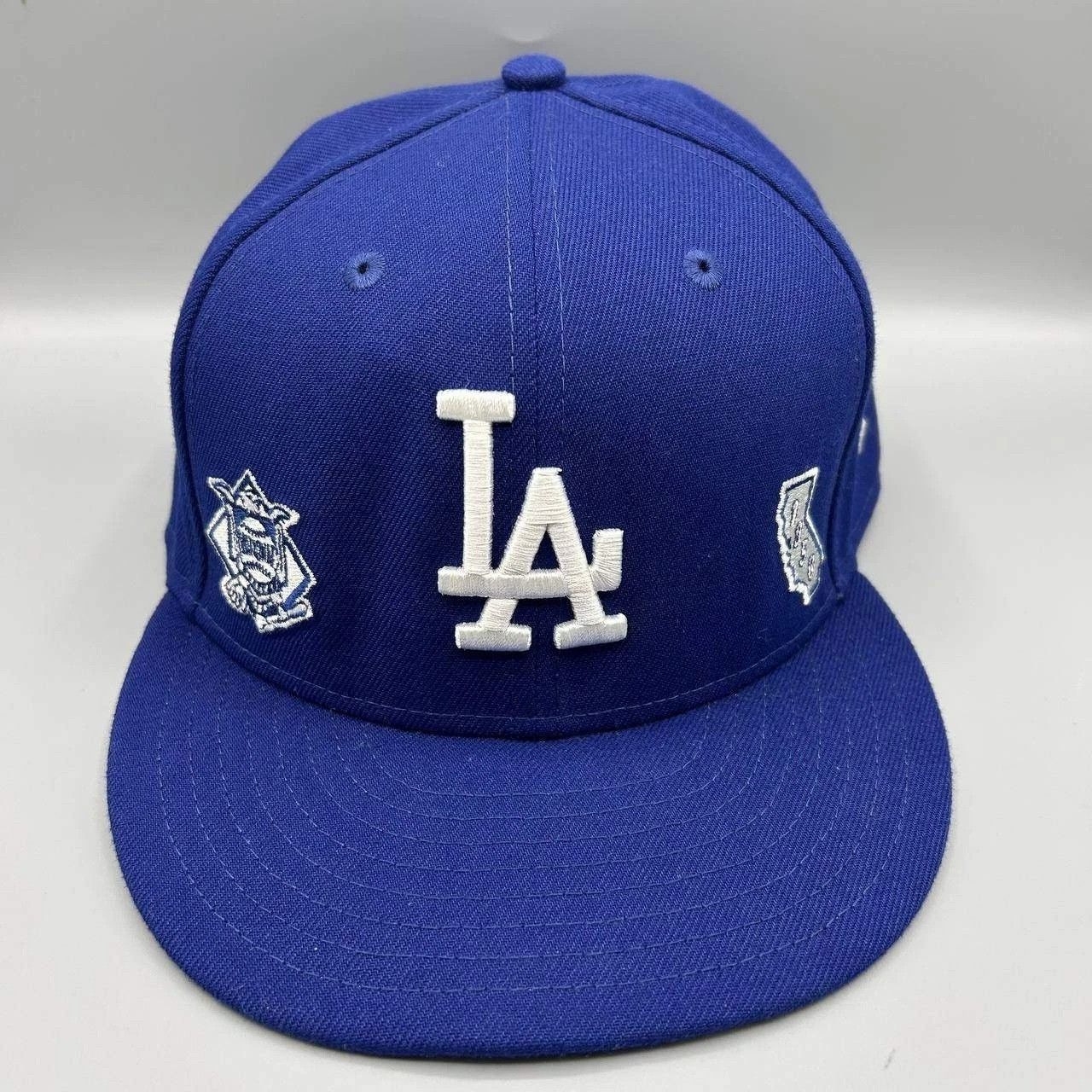 New Era Los Angeles LA Dodgers Hat Men 7 5/8 Embroidered Fitted Size ONE SIZE - 1 Thumbnail