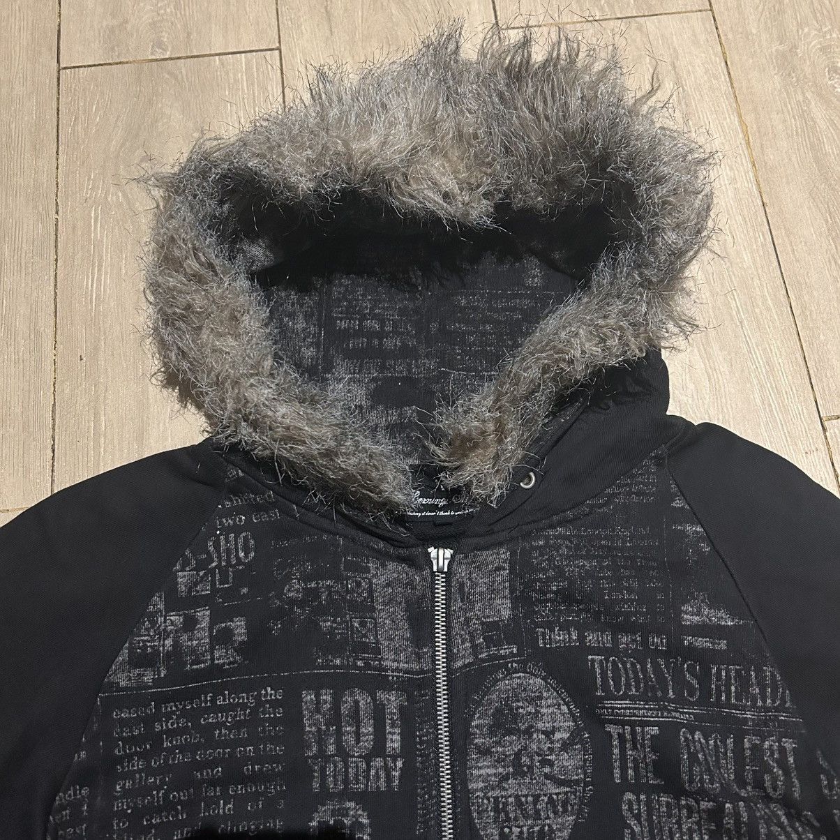 BERNINGS SHO Vintage Rare Bernings Sho Fur Hoodie Size US M / EU 48-50 / 2 - 5 Thumbnail