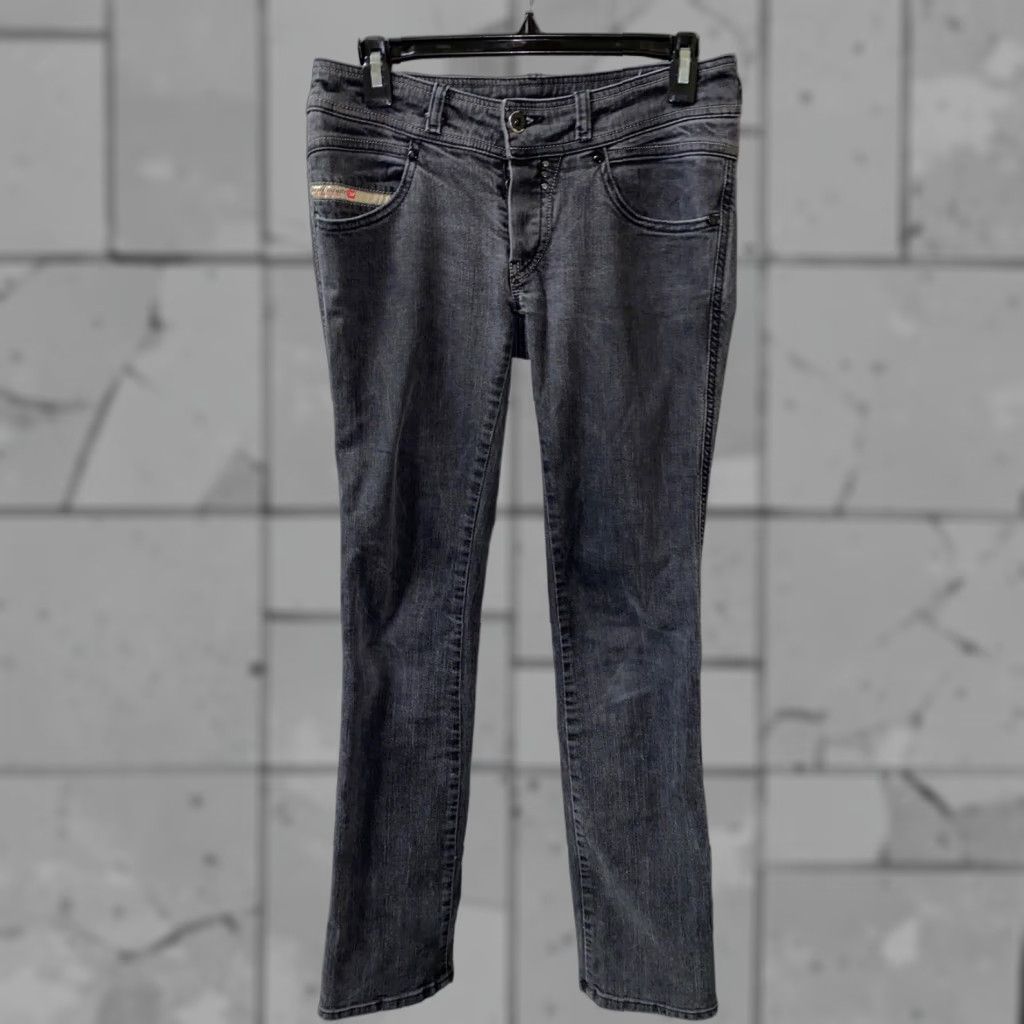 Diesel Diesel Industry ROKKET Pants Men Black 27x32 Button Fly Casual Pants Size 27 32 Mens Size US 27 - 1 Thumbnail