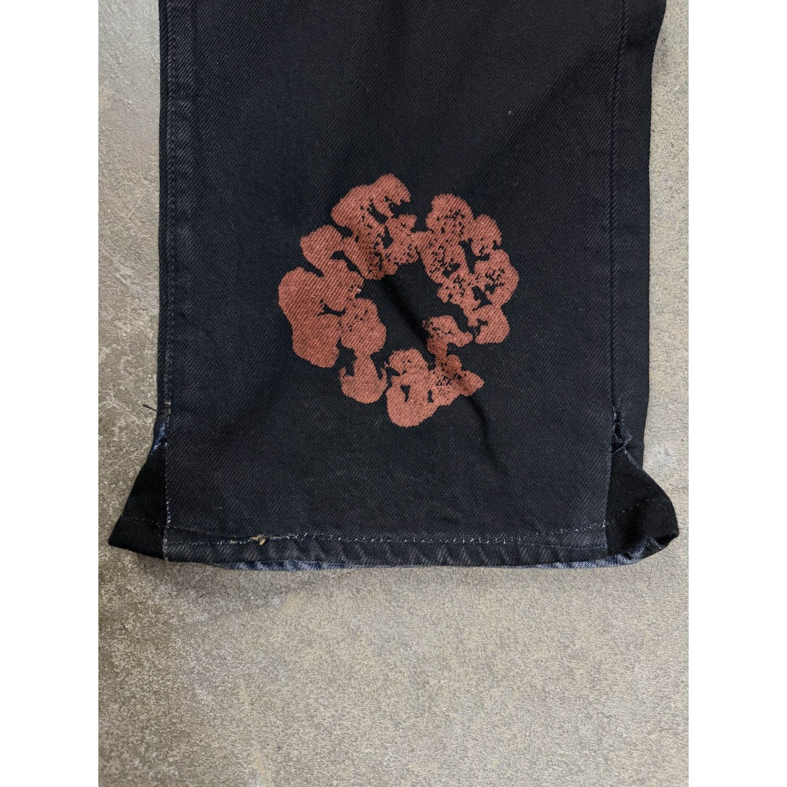 DENIM TEARS Denim Tears Jeans Black Clay Used 33 Size US 33 - 2 Thumbnail