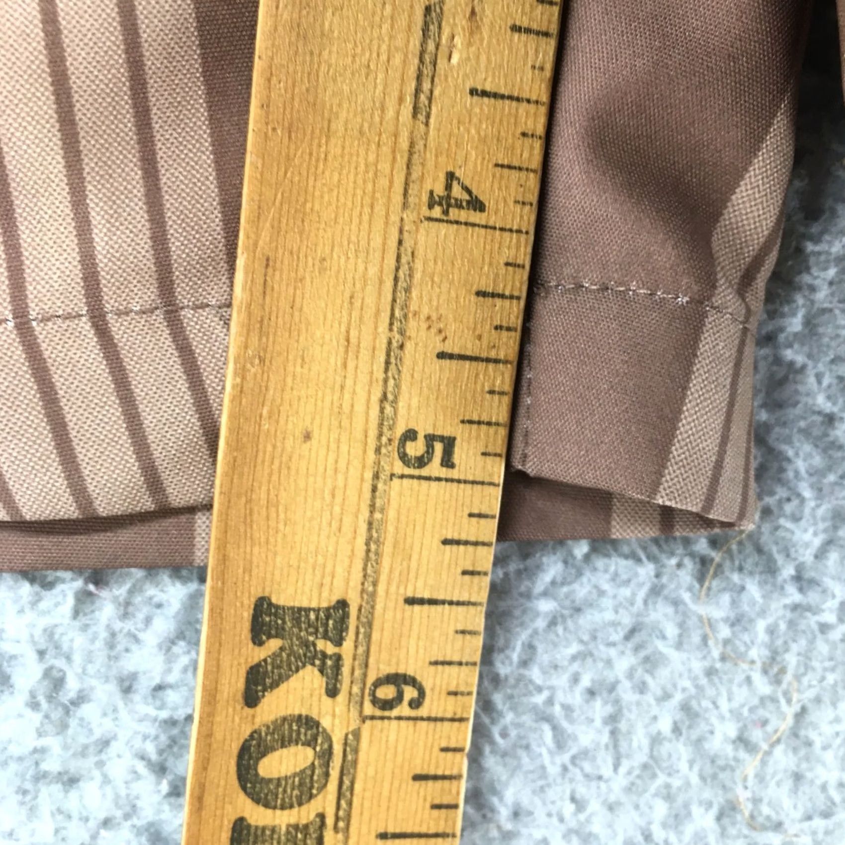 Vintage Arizona Jogger Shorts Mens XXL Brown Striped Elastic Drawstring Waist Pockets Size US 39 - 7 Thumbnail