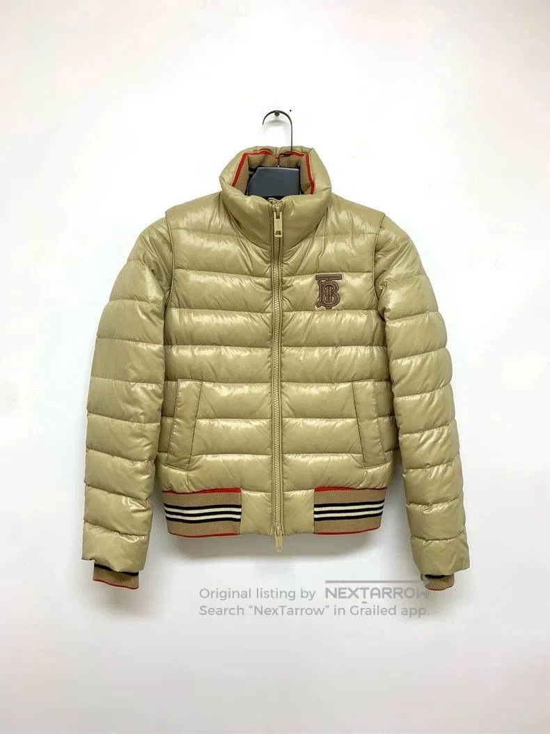 Burberry Removable Sleeve Puffer Vest Jacket.