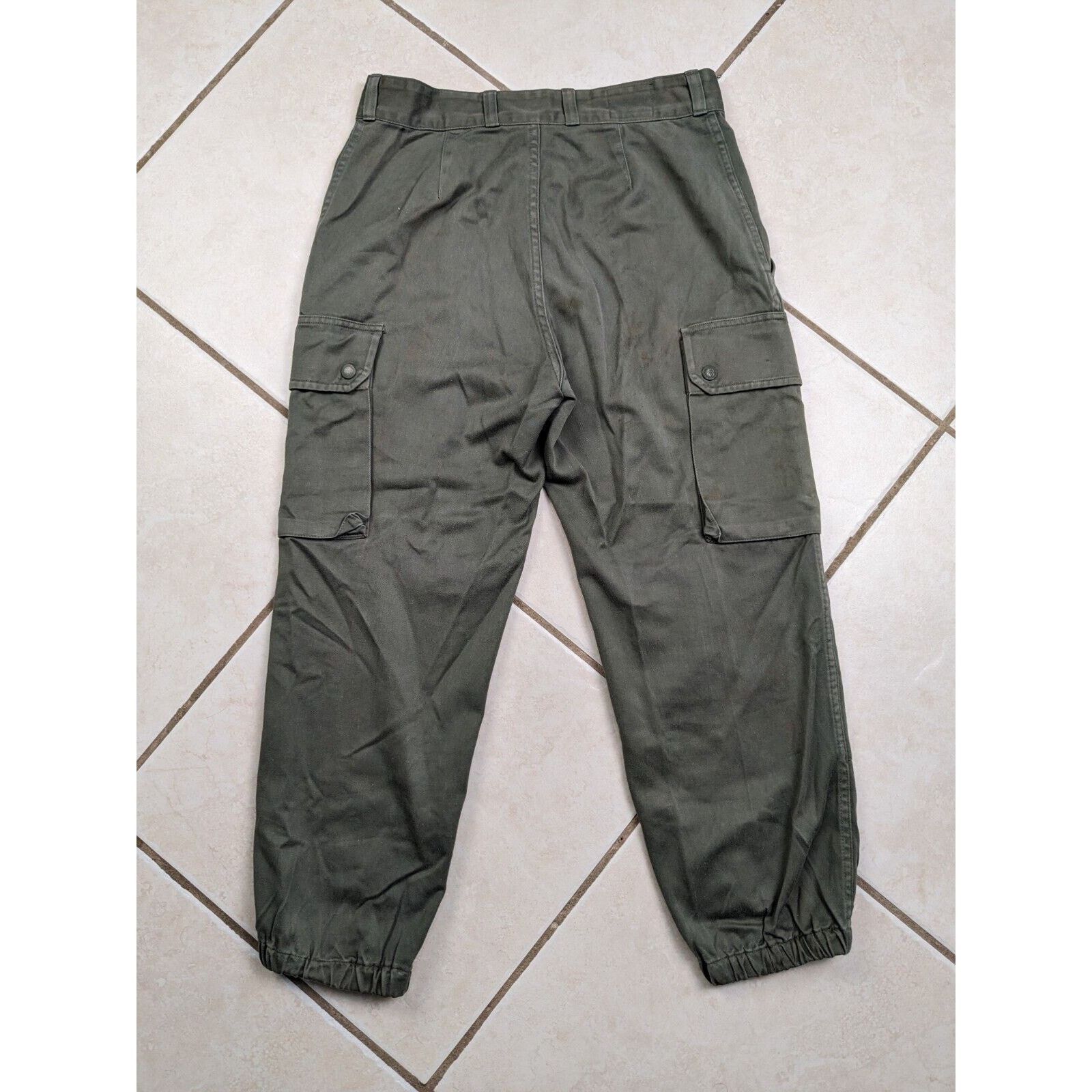 Other Vtg 1987 CSV Cerizay HBT French Military Cargo Capri Pants Size 30" / US 8 / IT 44 - 10 Thumbnail